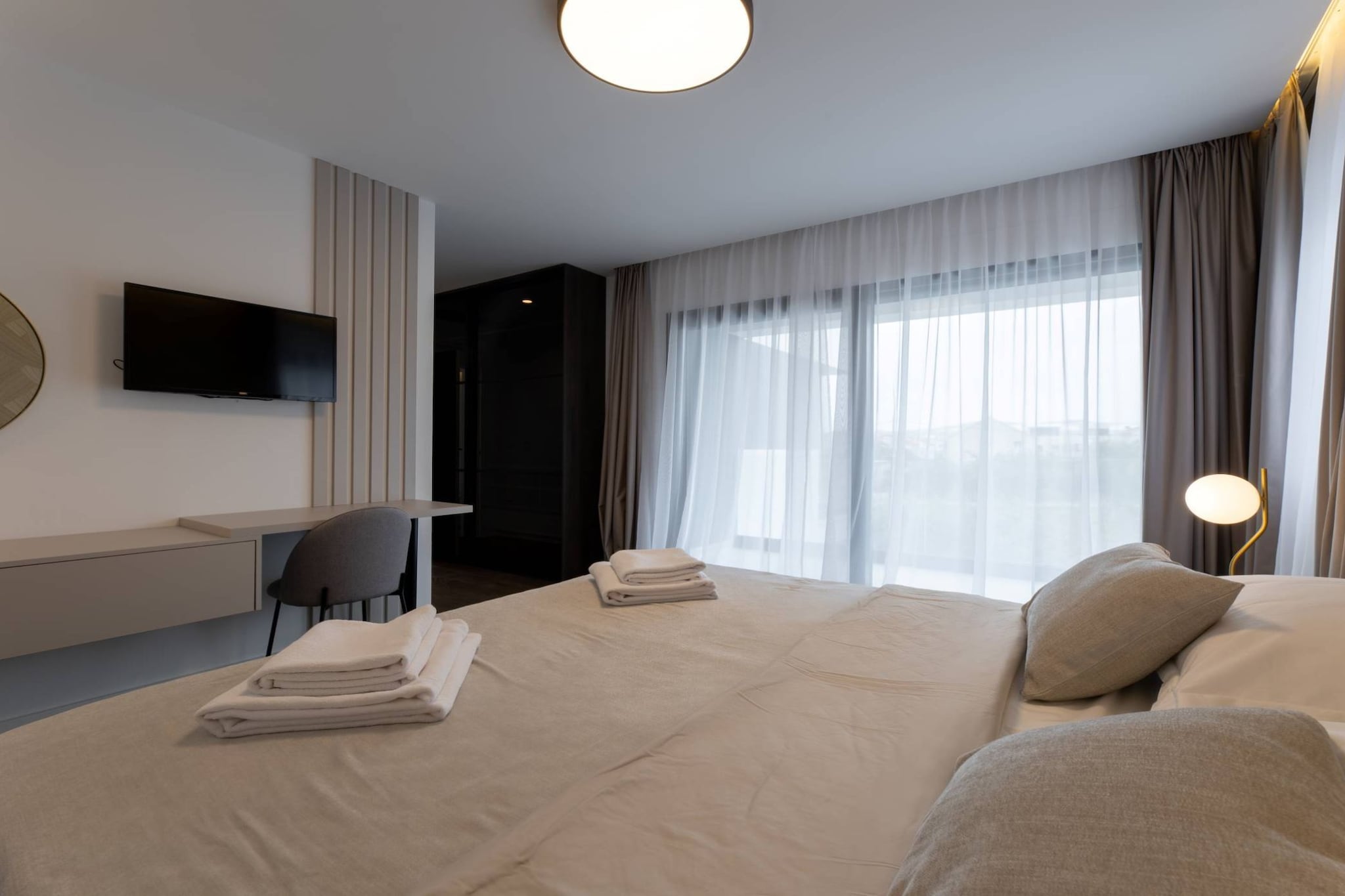 Moonlit Mirage Villa with Pool, Gym and Sauna - Five Bedroom Villa with Pool-Schlafzimmer
