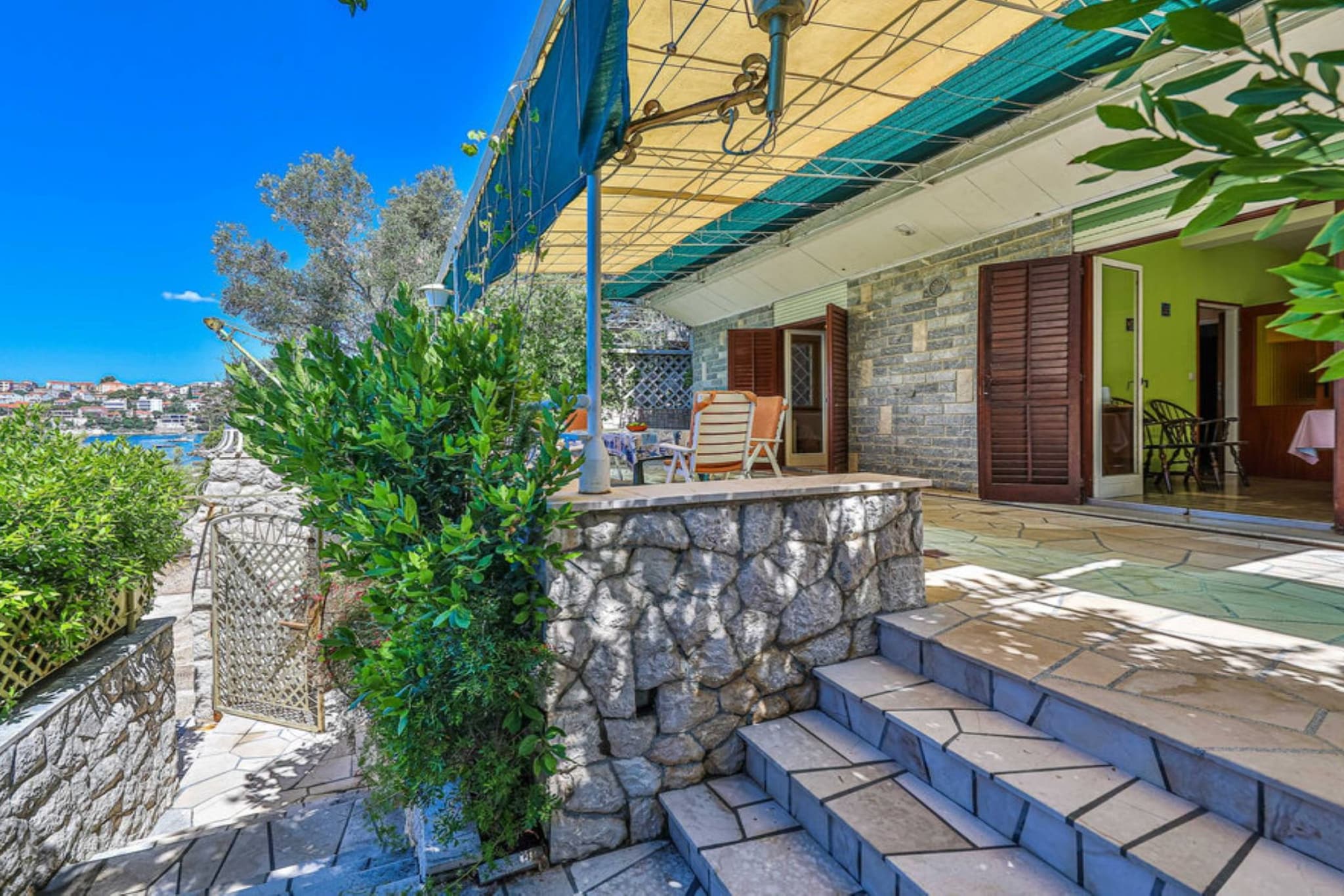 Holiday Home by the Sea with Terrace & Ocean Views on Čiovo - Two Bedroom Holiday Home-Outdoor