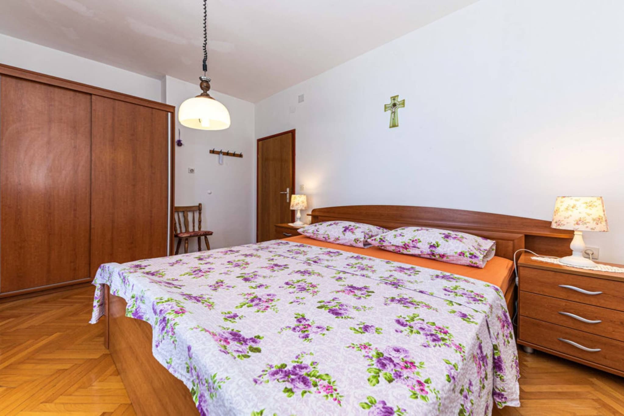Holiday Home by the Sea with Terrace & Ocean Views on Čiovo - Two Bedroom Holiday Home-Bedroom