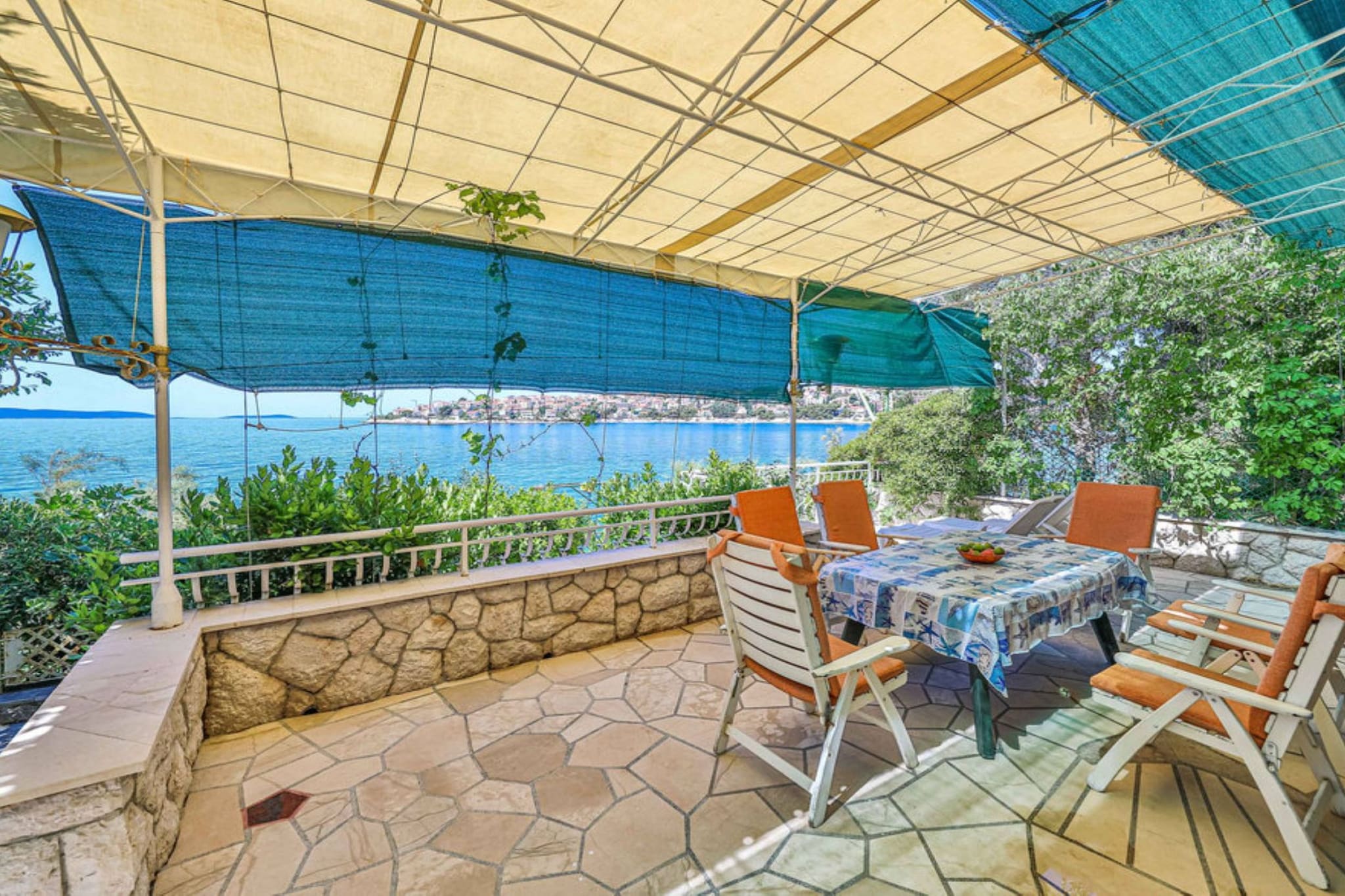 Holiday Home by the Sea with Terrace & Ocean Views on Čiovo - Two Bedroom Holiday Home-Terrace