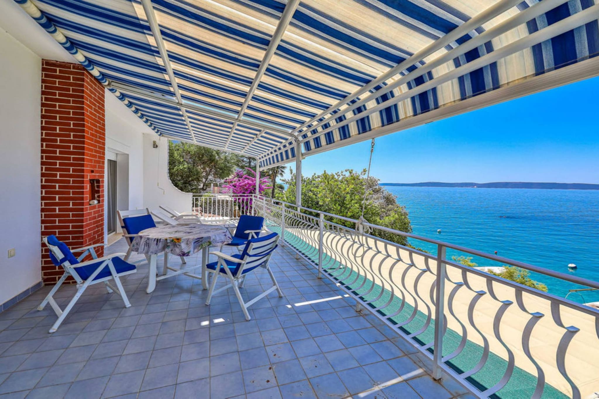 Holiday Home by the Sea with Terrace & Ocean Views on Čiovo - Two Bedroom Holiday Home-Terrace