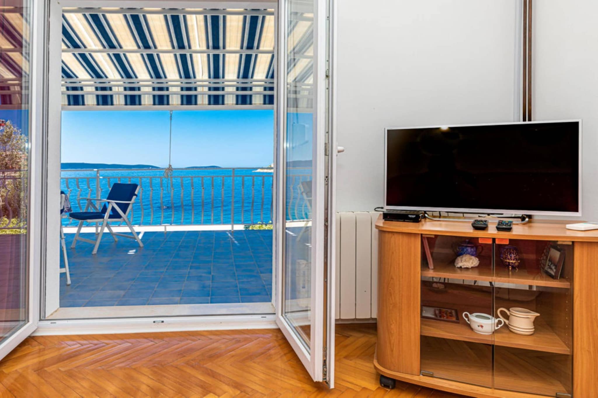 Holiday Home by the Sea with Terrace & Ocean Views on Čiovo - Two Bedroom Holiday Home-View