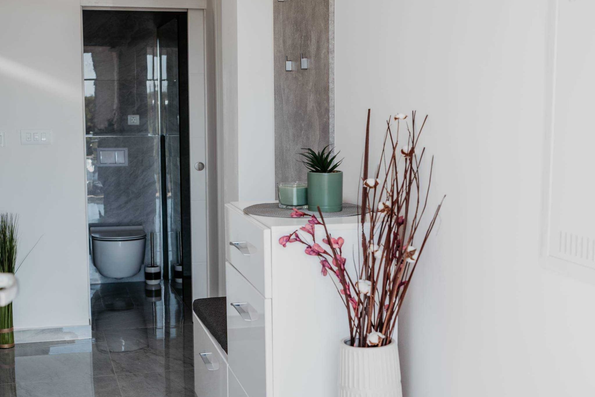 Modern Seget Vranjica Apartment with Terrace - Two Bedroom Apartment with Terrace-Indoor