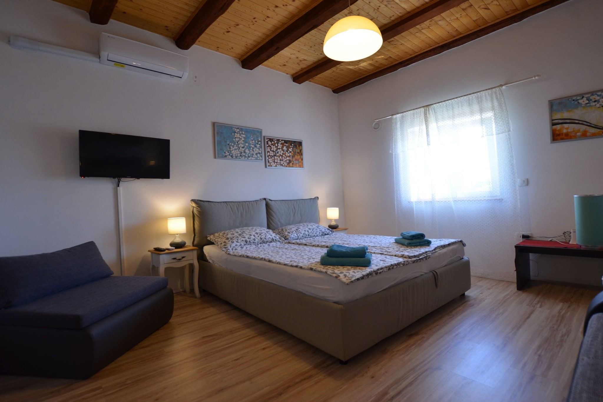 Tranquil Rovinj Studio Apartments - Studio Apartment with Terrace-Bedroom