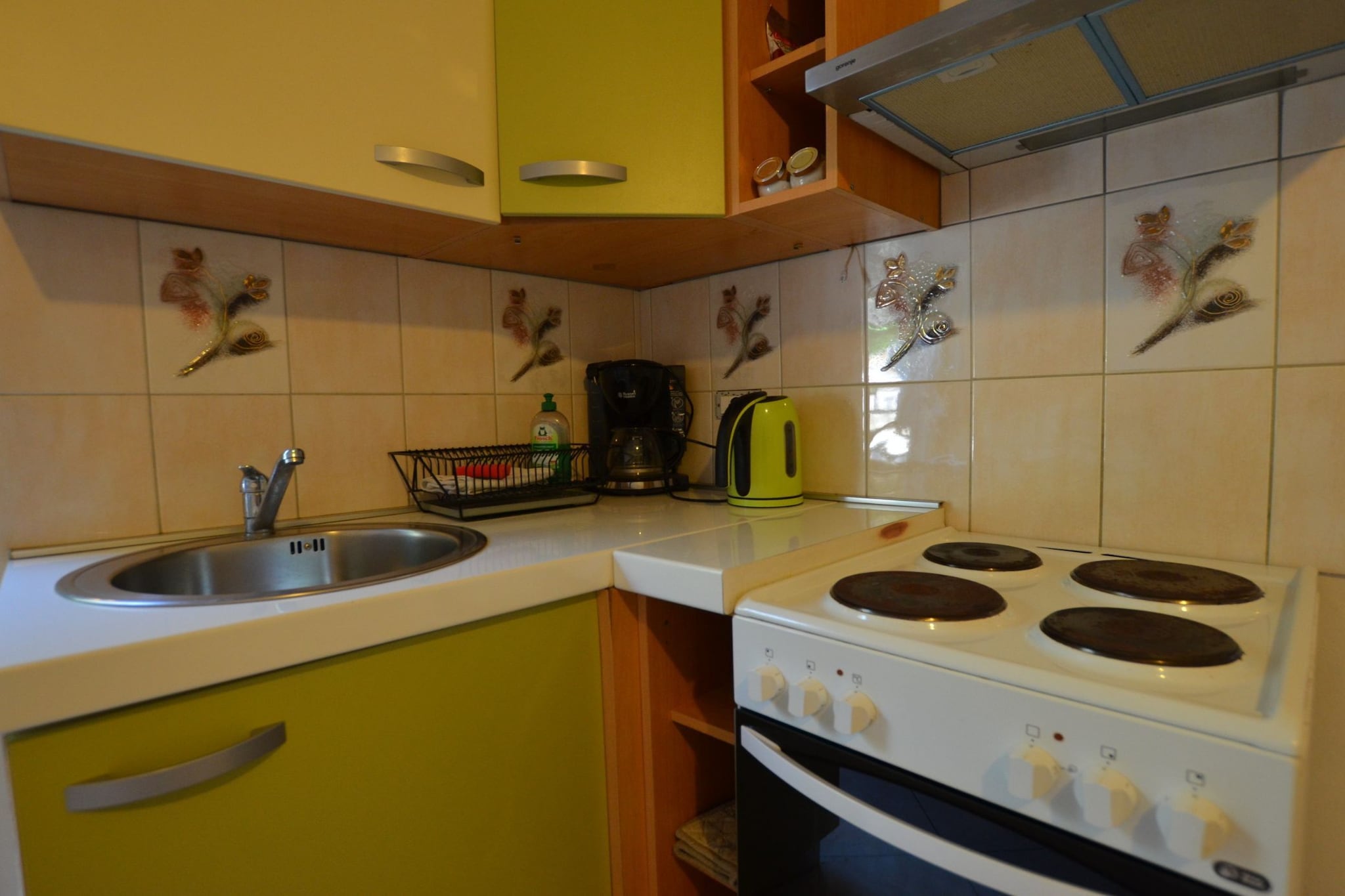 Tranquil Rovinj Studio Apartments - Studio Apartment with Terrace-Kitchen