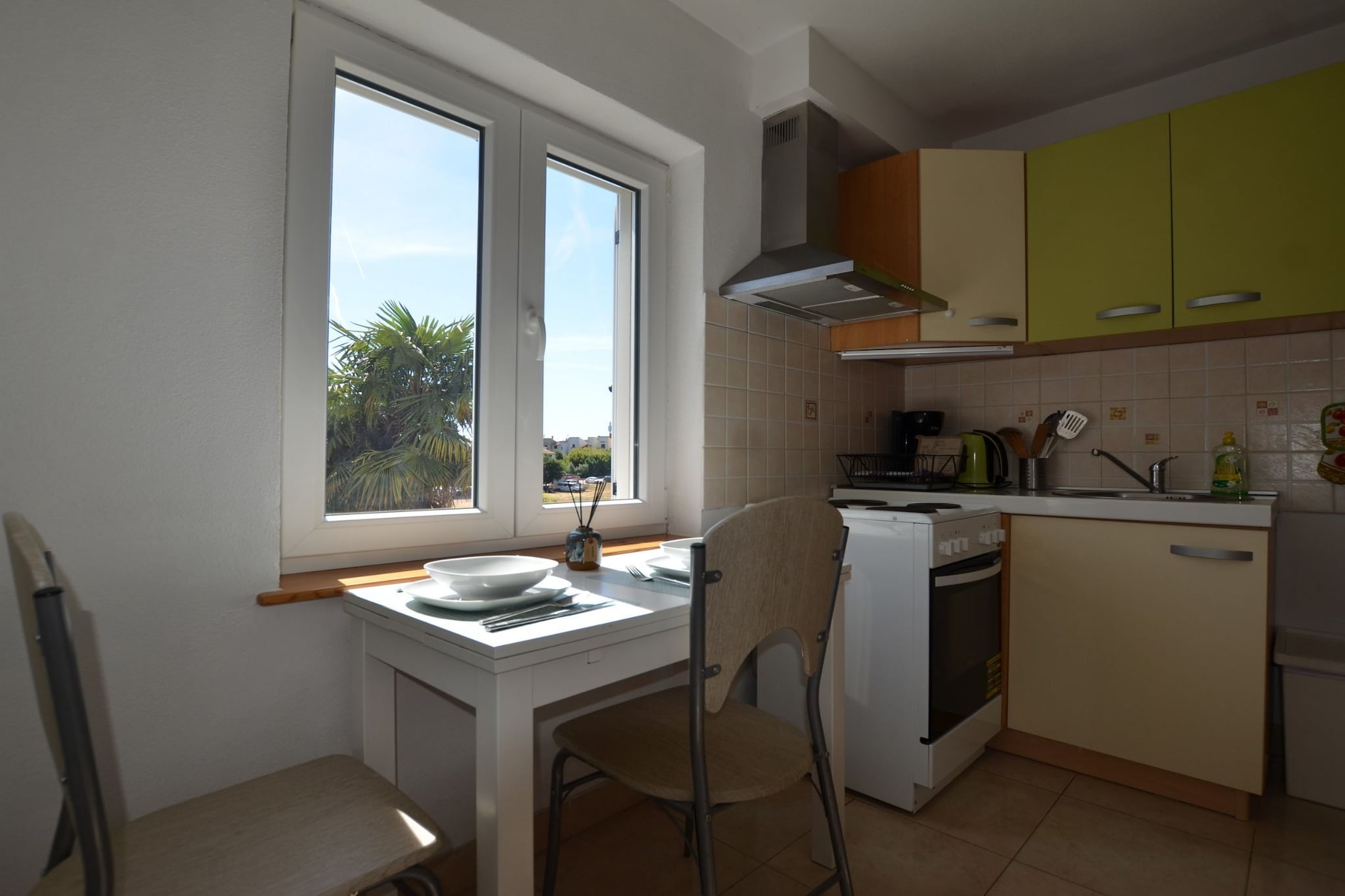 Tranquil Rovinj Studio Apartments - Studio Apartment with Balcony-Kitchen