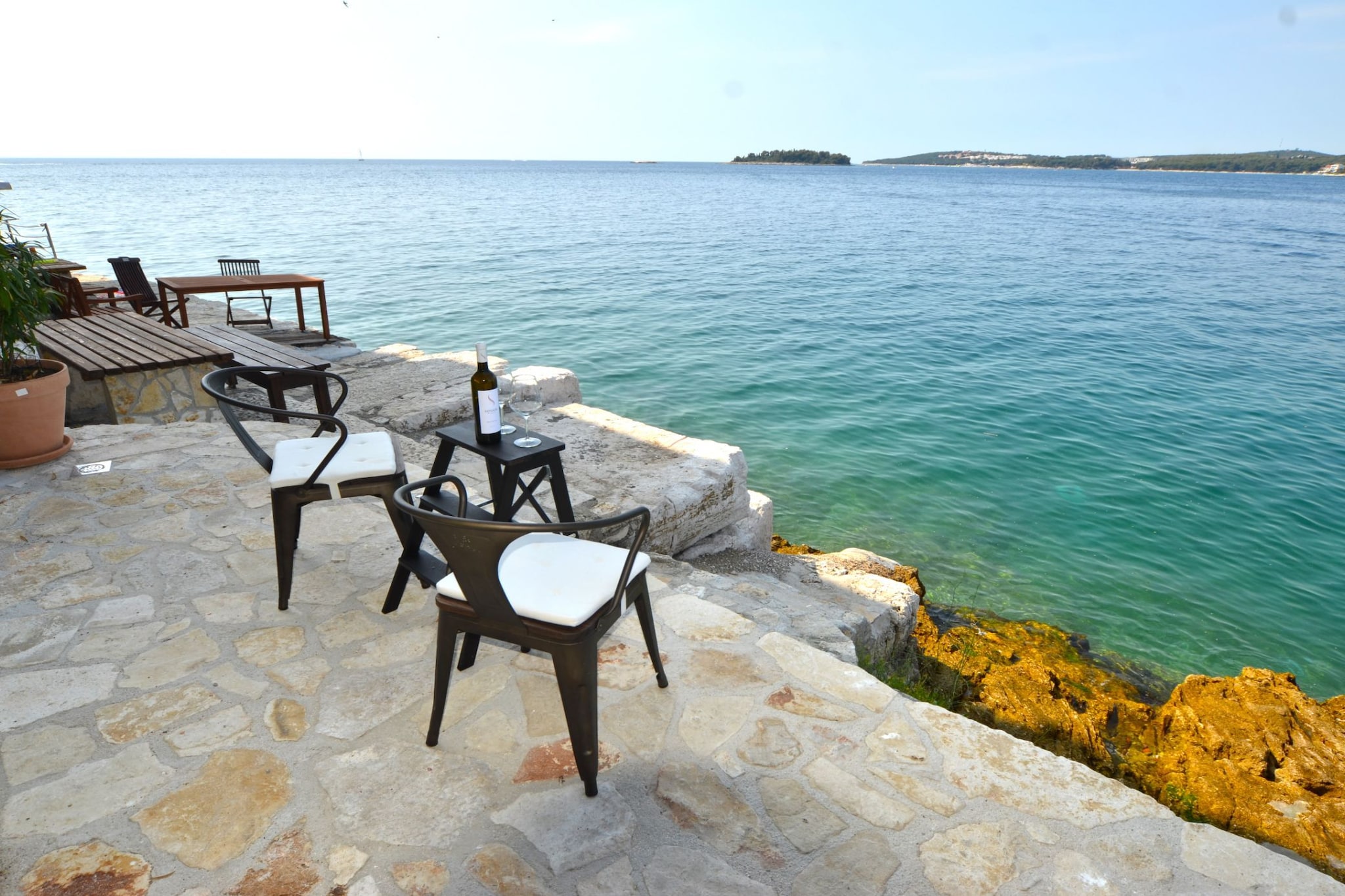 Seafront Rovinj Oasis Apartment - Studio Apartment with Sea View-Aussicht