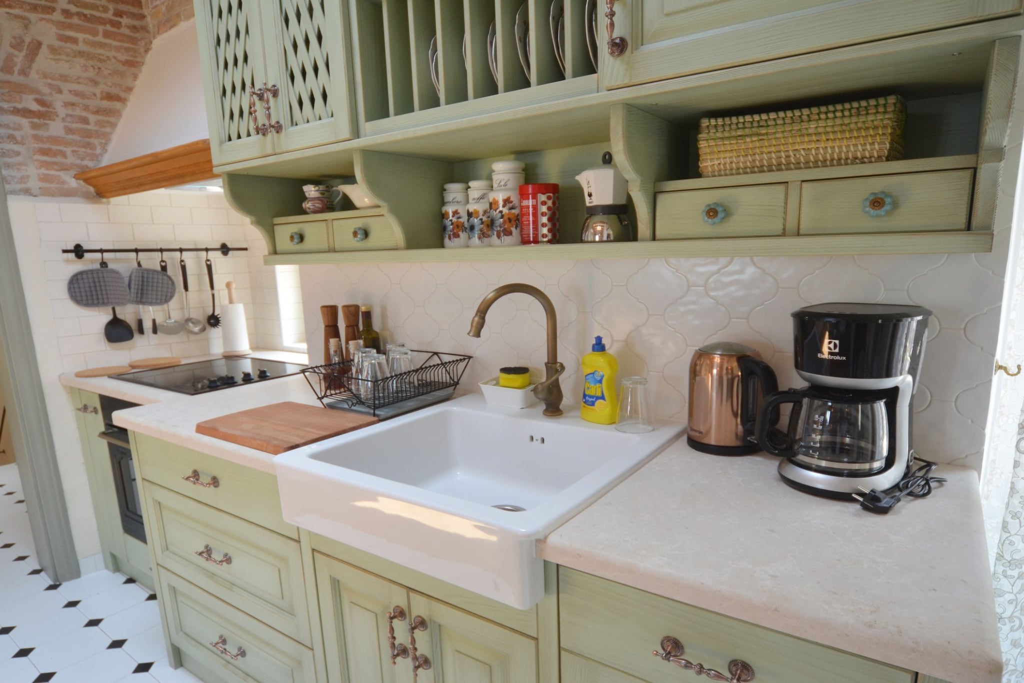 Serene Sea View Rovinj Apartment - Two Bedroom Apartment with Sea View-Küche