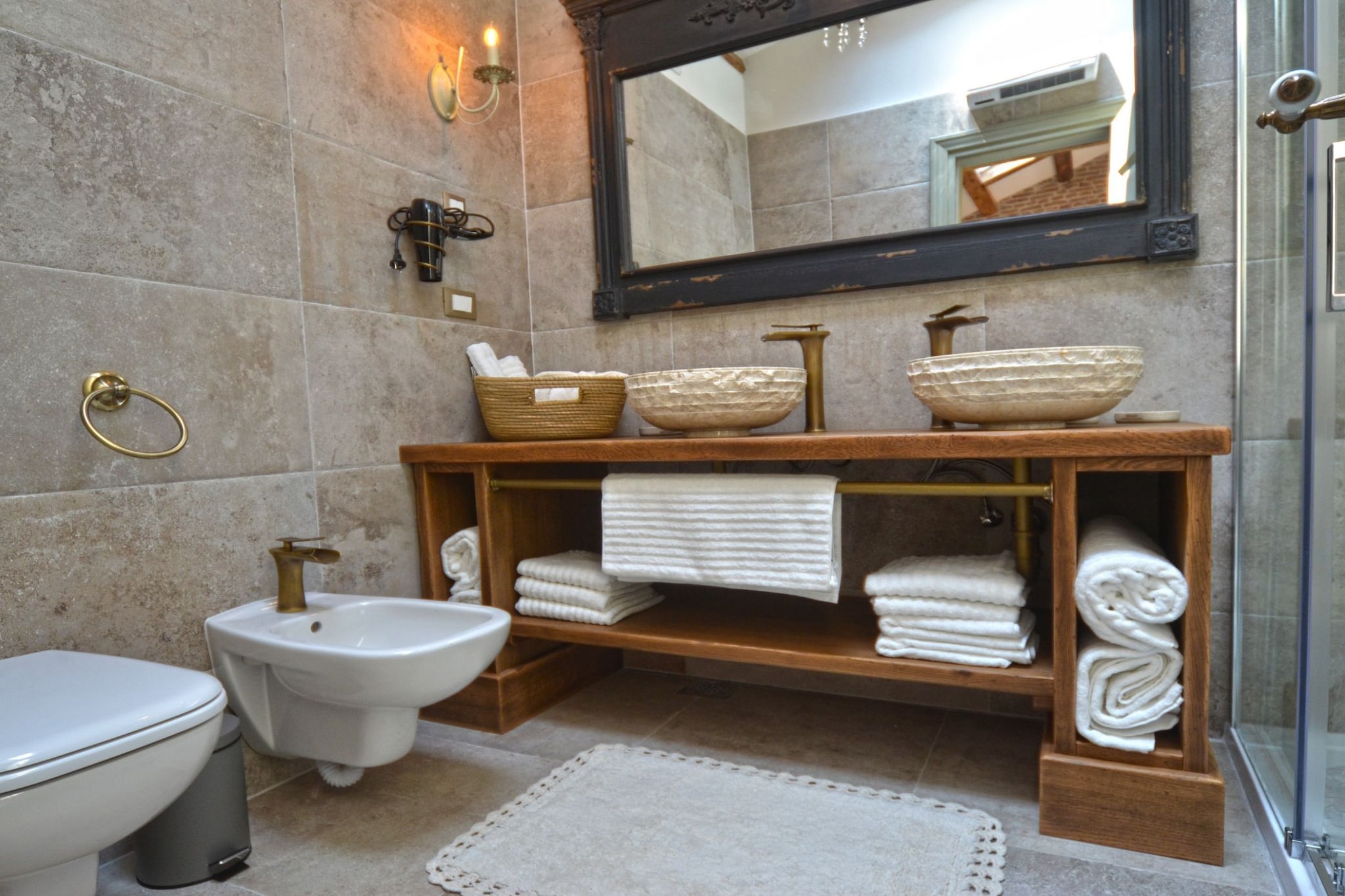 Serene Sea View Rovinj Apartment - Two Bedroom Apartment with Sea View-Badezimmer