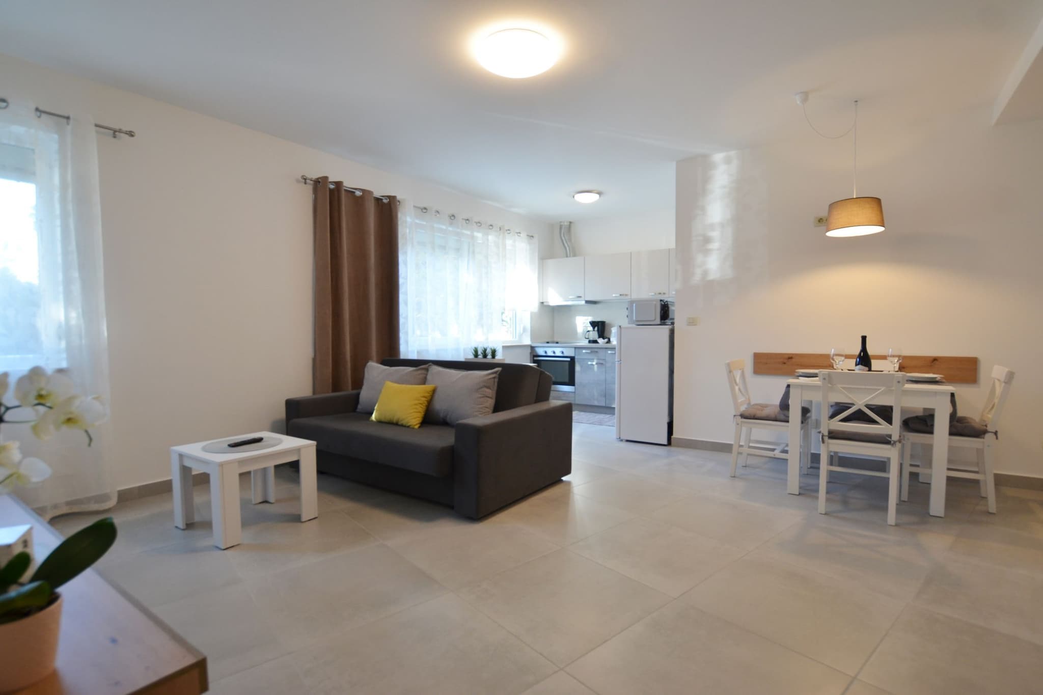 Stylish and Modern Rovinj Apartment - One Bedroom Apartment-Living room