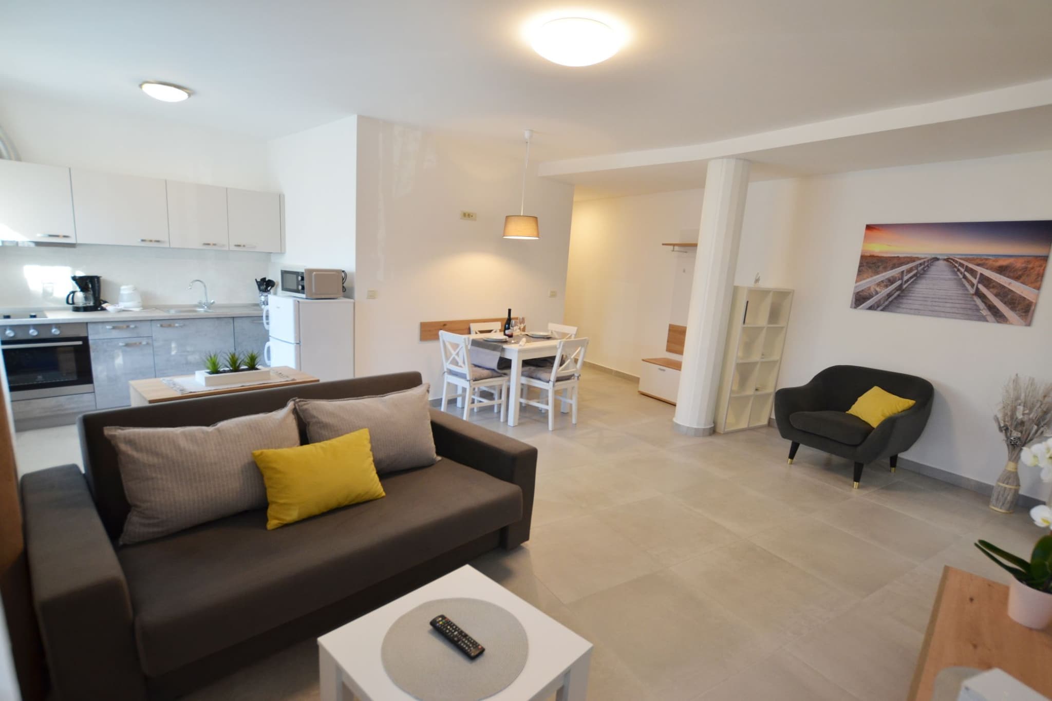 Stylish and Modern Rovinj Apartment - One Bedroom Apartment-Living room