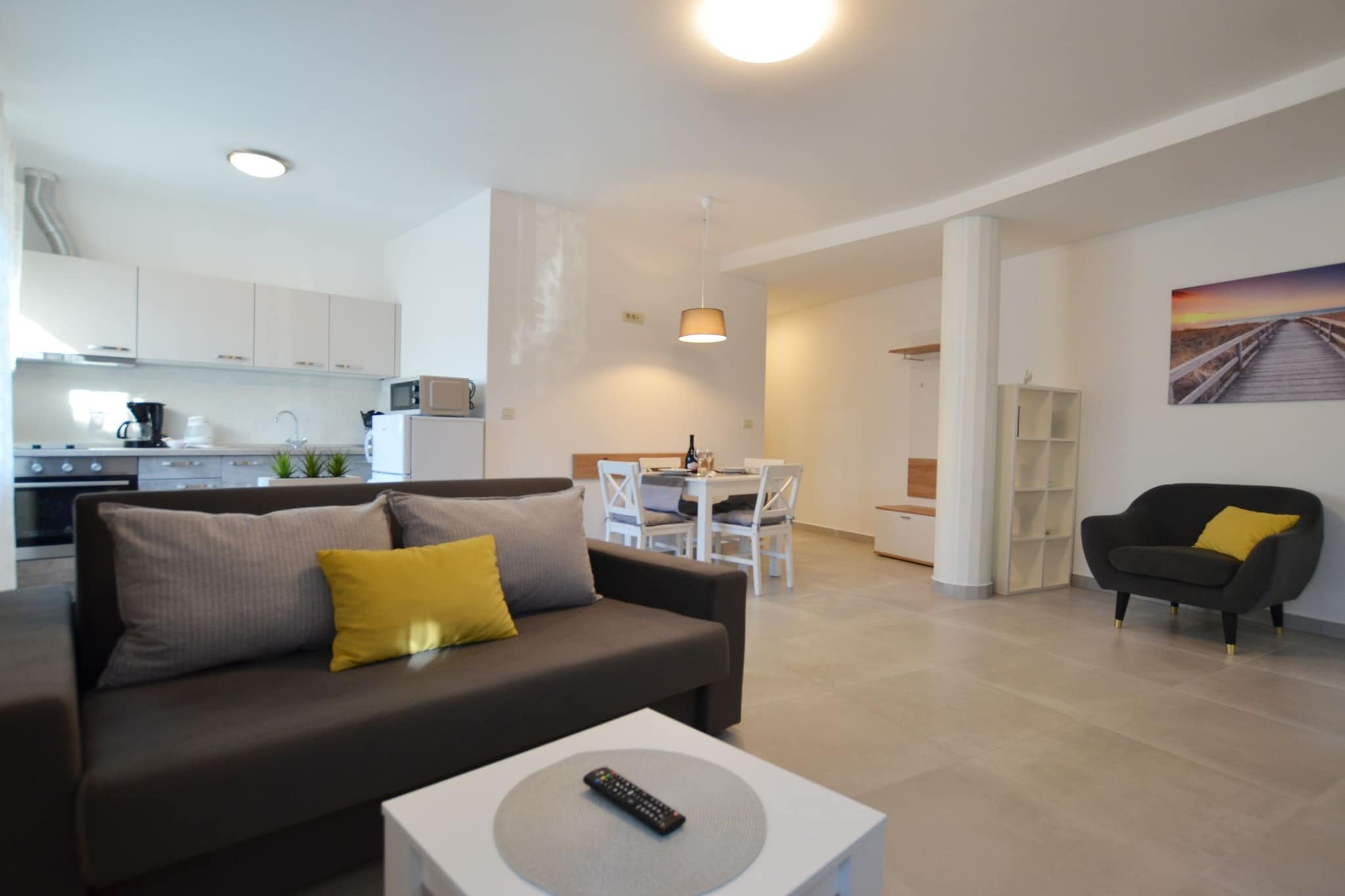Stylish and Modern Rovinj Apartment - One Bedroom Apartment-Living room