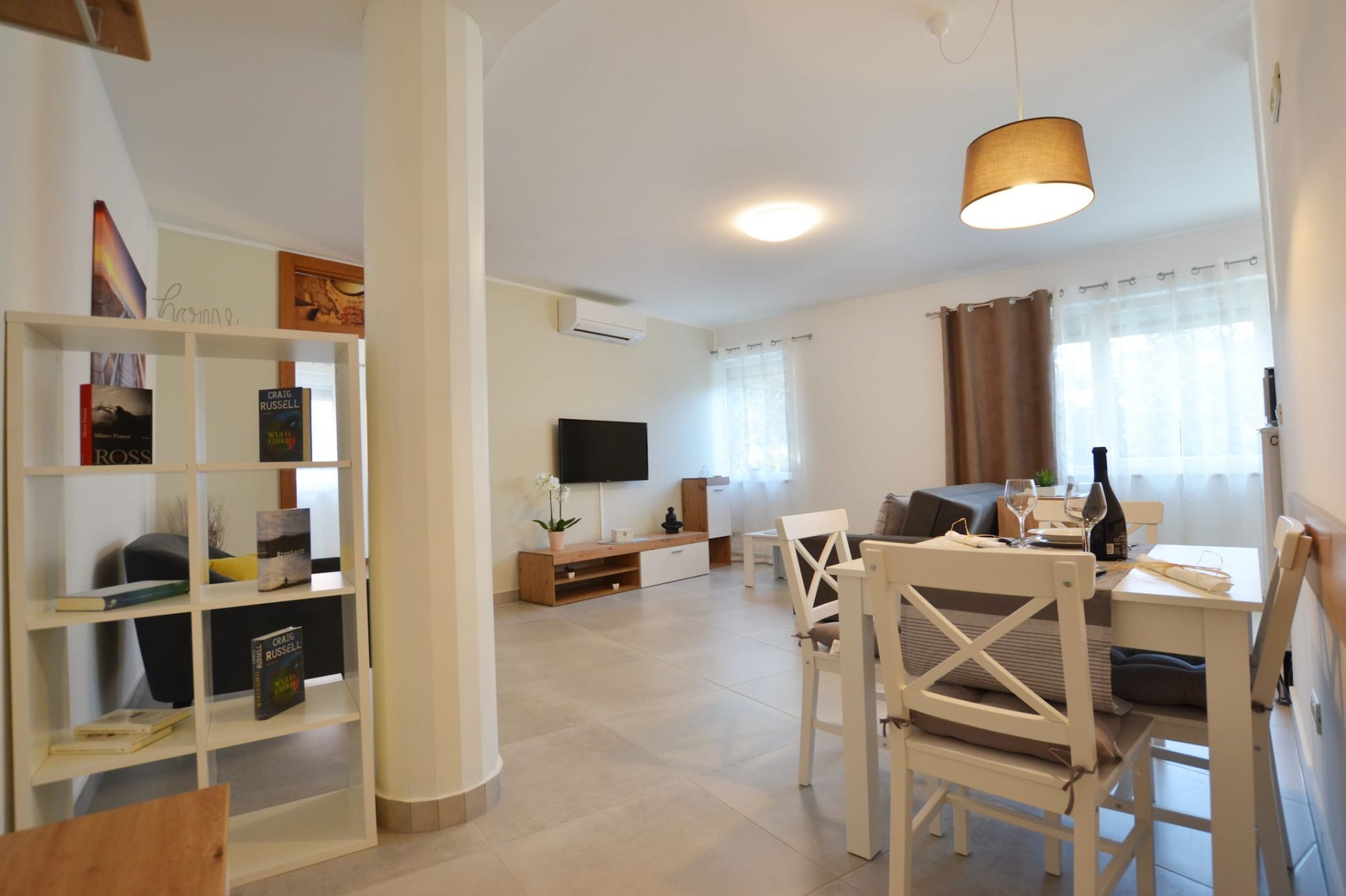 Stylish and Modern Rovinj Apartment - One Bedroom Apartment-Living room