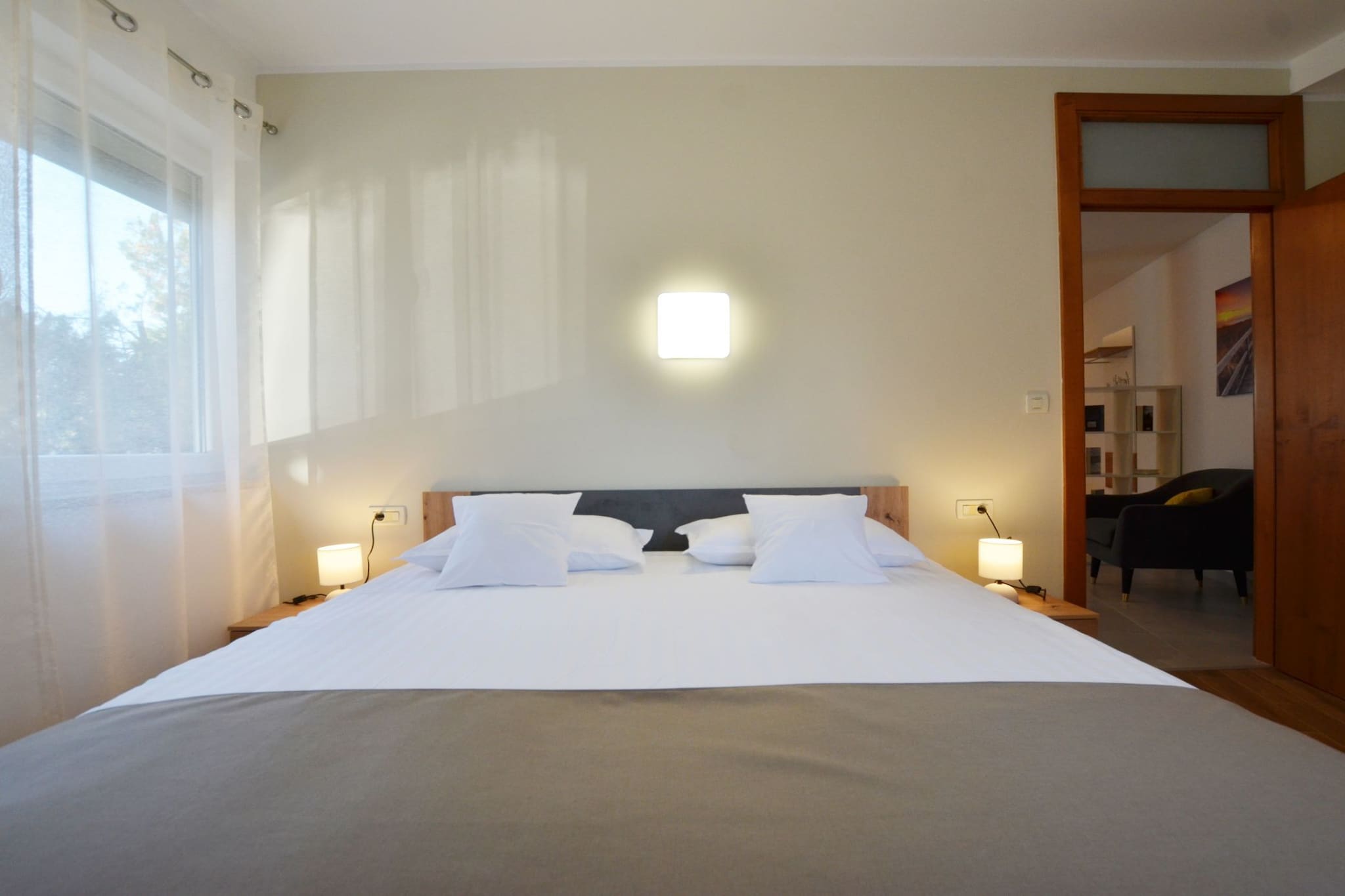 Stylish and Modern Rovinj Apartment - One Bedroom Apartment-Bedroom
