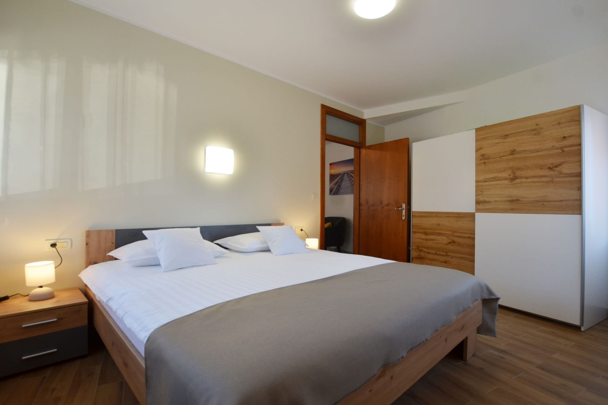 Stylish and Modern Rovinj Apartment - One Bedroom Apartment-Bedroom