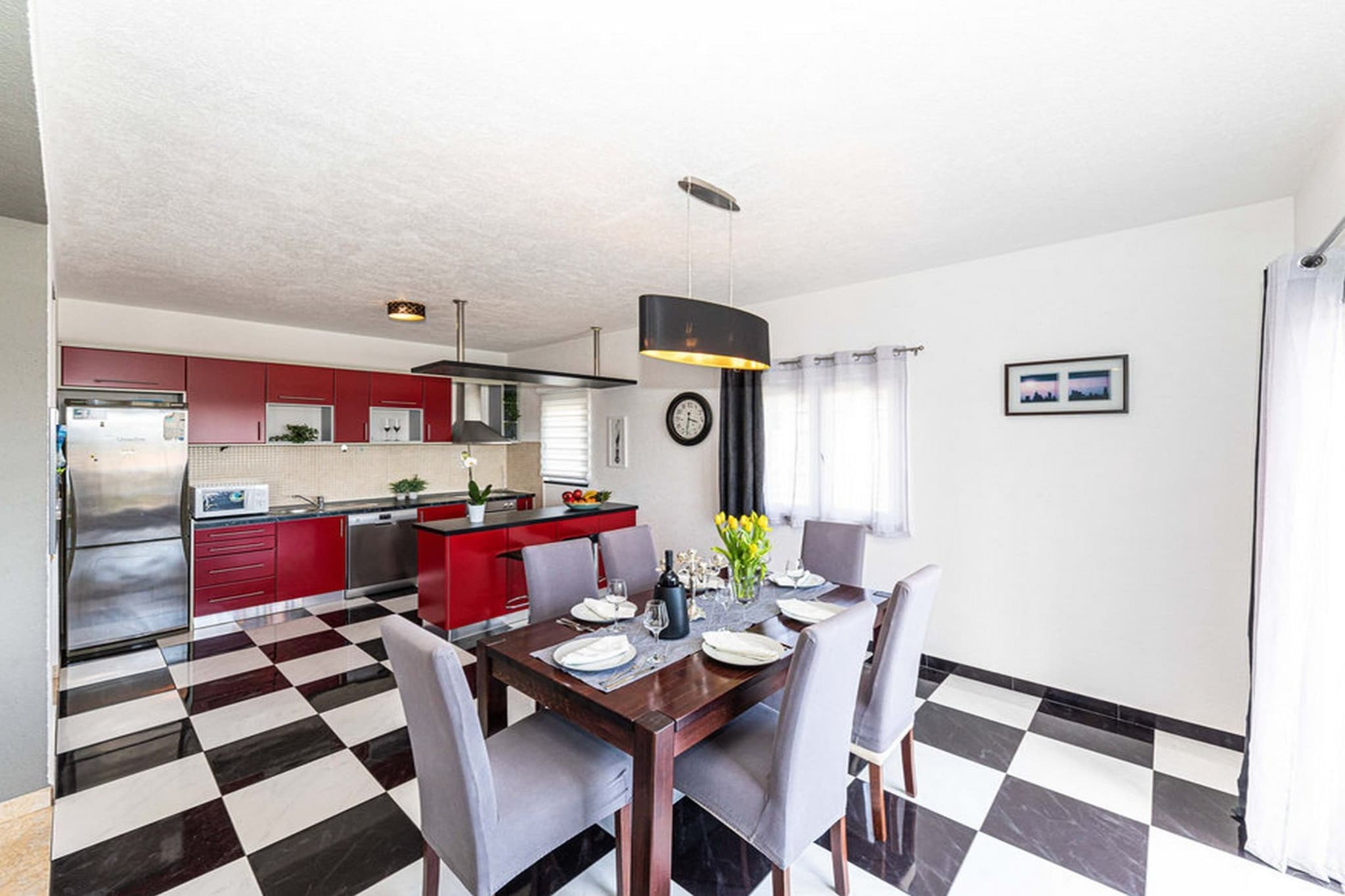 Exquisite Spacious Villa Bufaline with Pool and Gym - Eight Bedroom Villa with Pool and Gym-Kitchen
