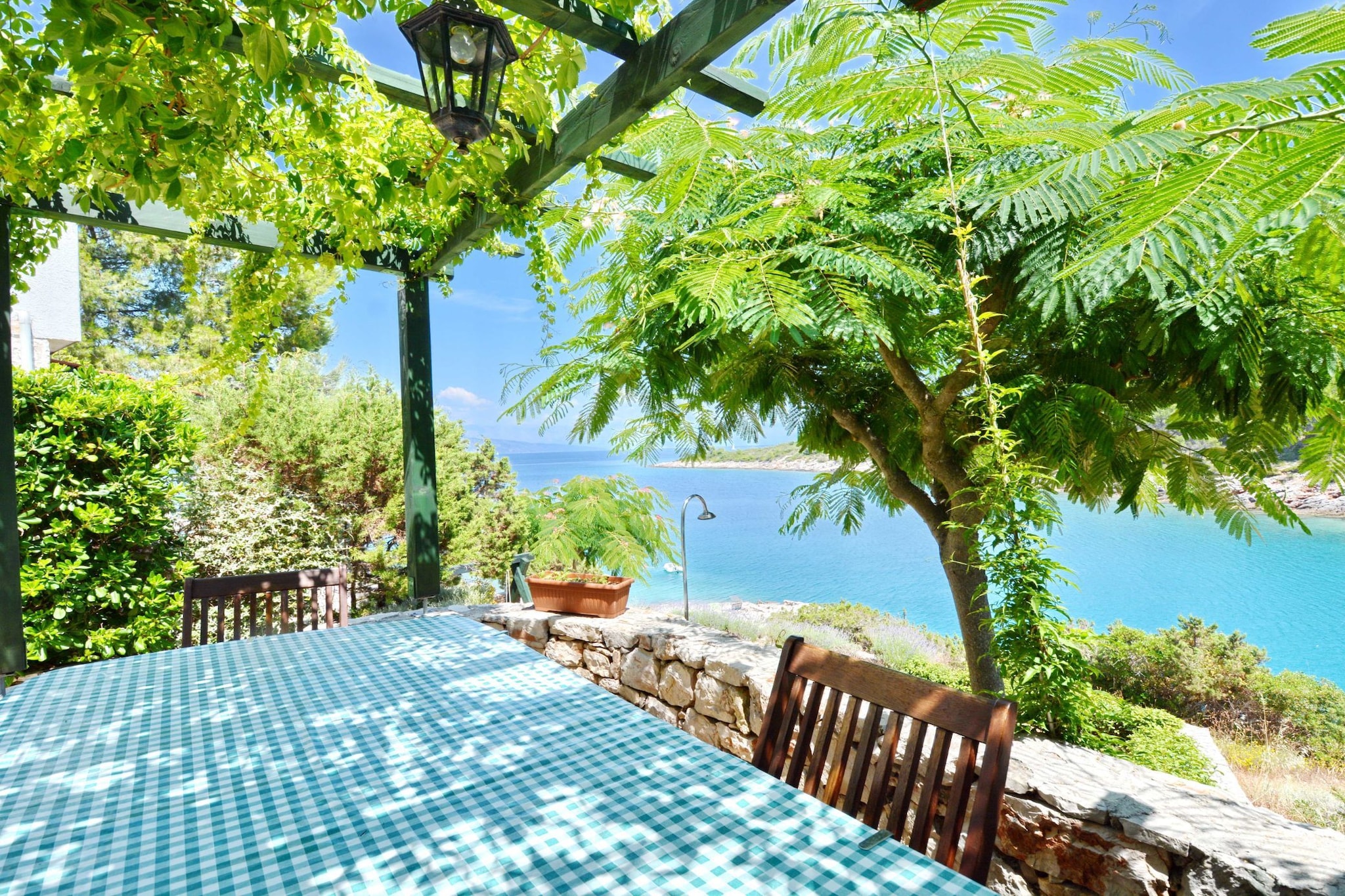 Blissful Bay Apartments Vrboska - One Bedroom Apartment with Balcony (owner Smokva)-Buitenlucht