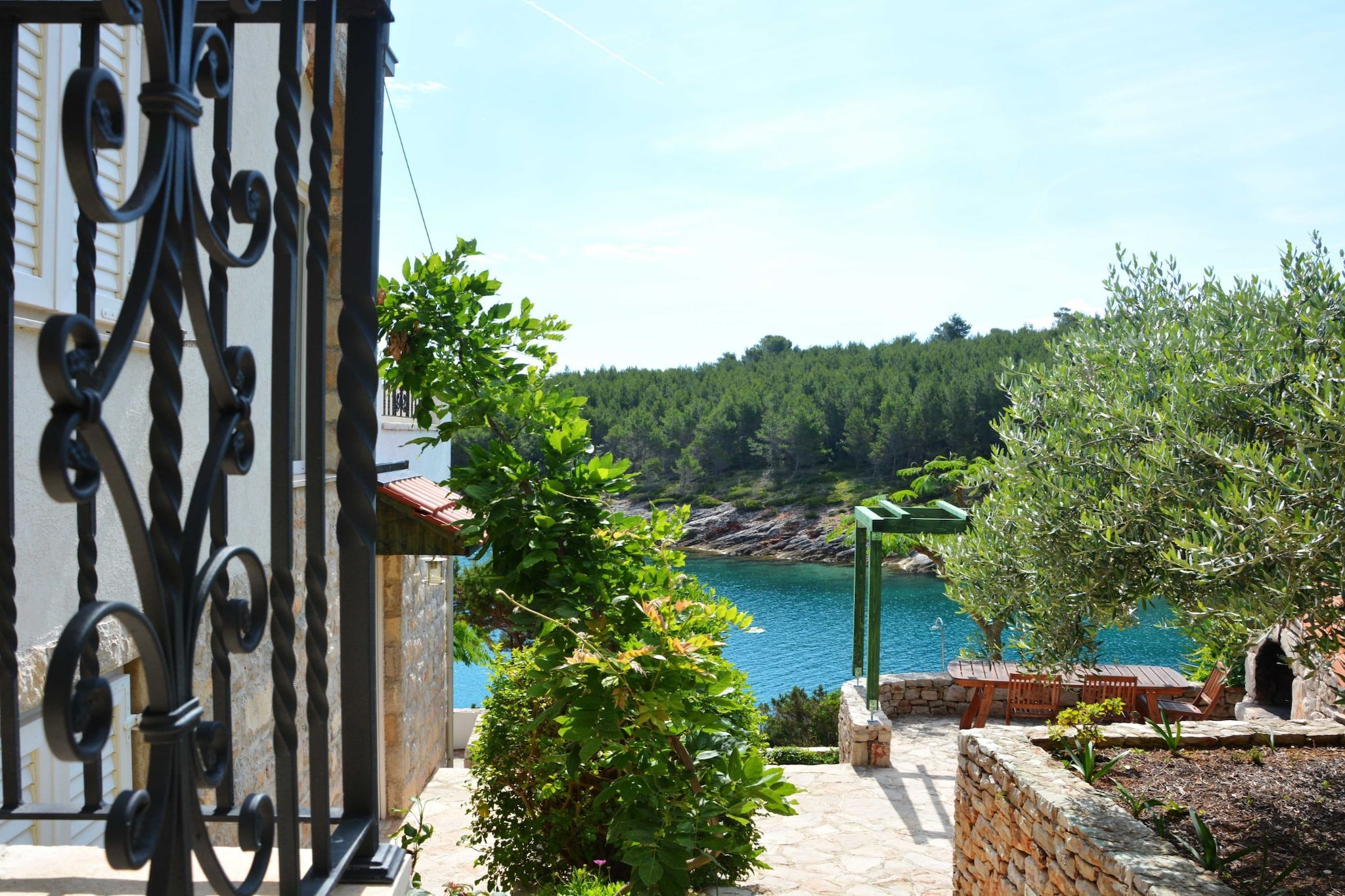 Blissful Bay Apartments Vrboska - One Bedroom Apartment with Balcony (owner Smokva)-Buitenlucht