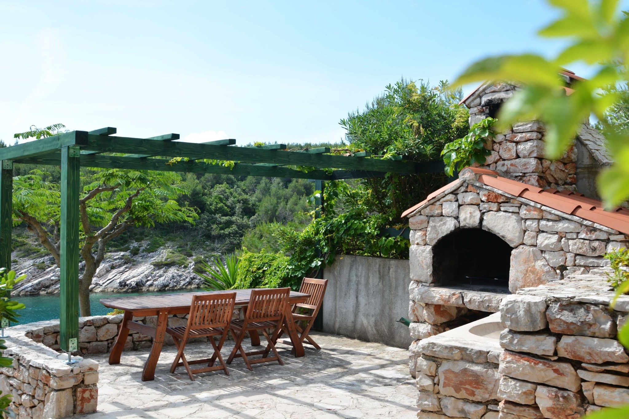 Blissful Bay Apartments Vrboska - One Bedroom Apartment with Balcony (owner Smokva)-Buitenlucht