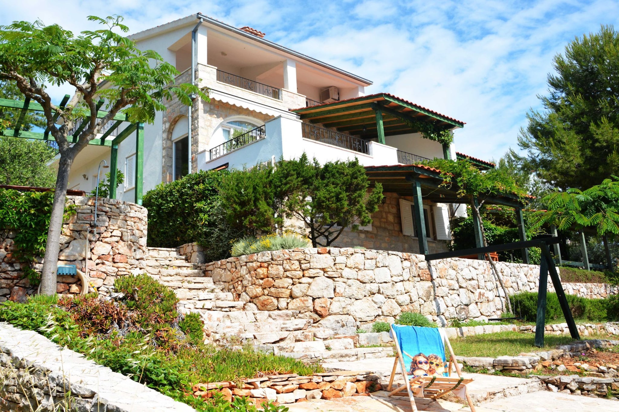 Blissful Bay Apartments Vrboska - One Bedroom Apartment with Balcony (owner Smokva)-Buitenlucht