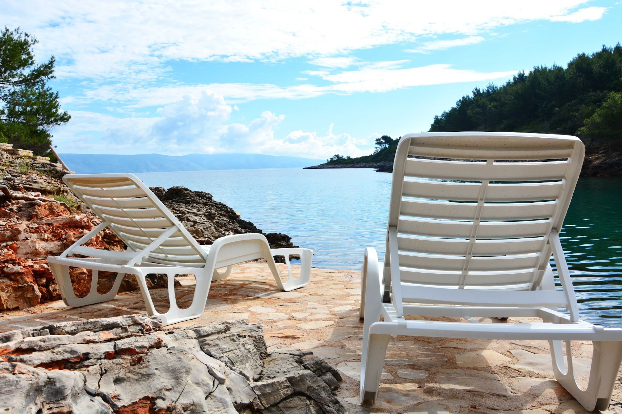 Blissful Bay Apartments Vrboska - One Bedroom Apartment with Balcony (owner Smokva)-Buitenlucht