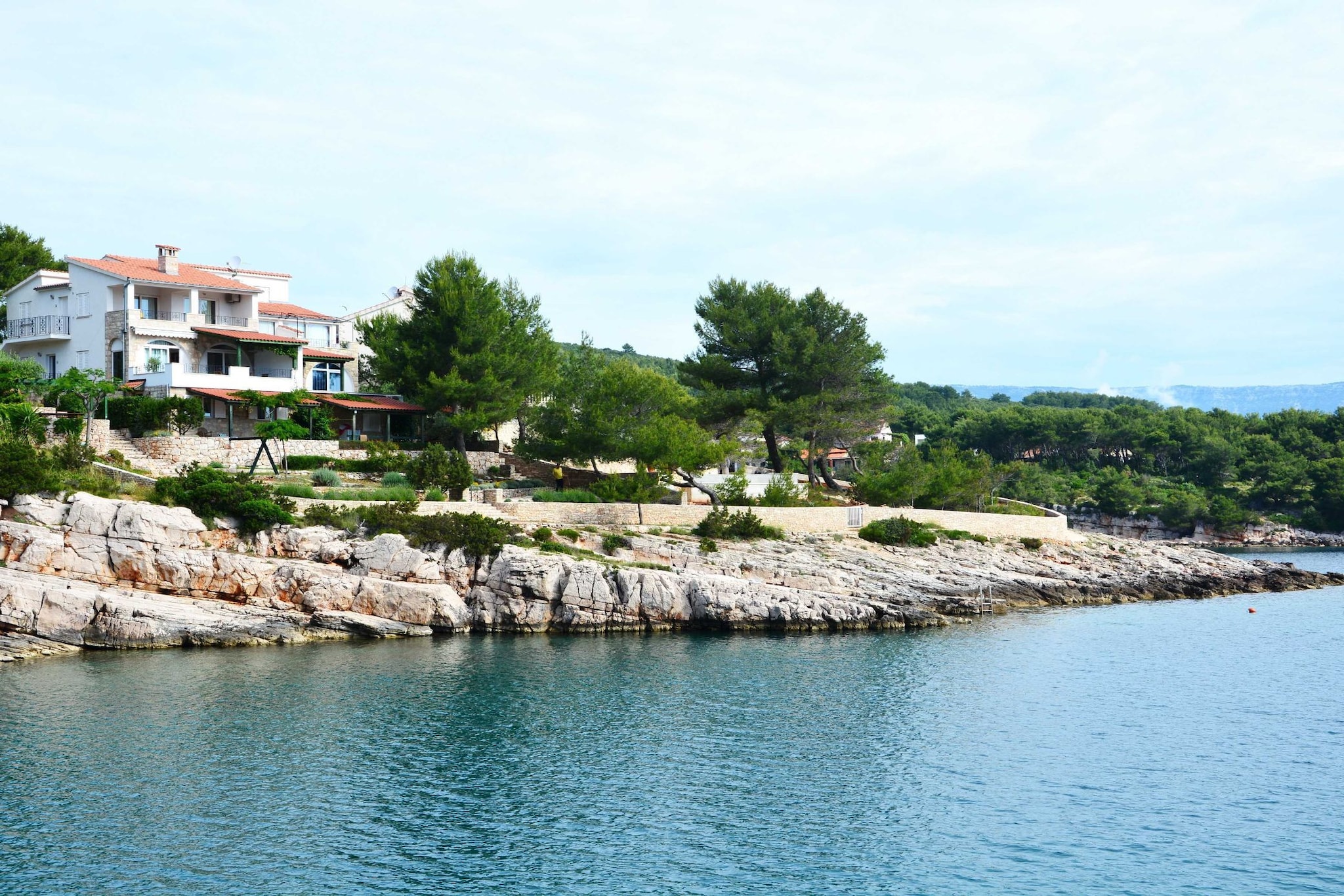 Blissful Bay Apartments Vrboska - One Bedroom Apartment with Balcony (owner Smokva)-Uitzicht