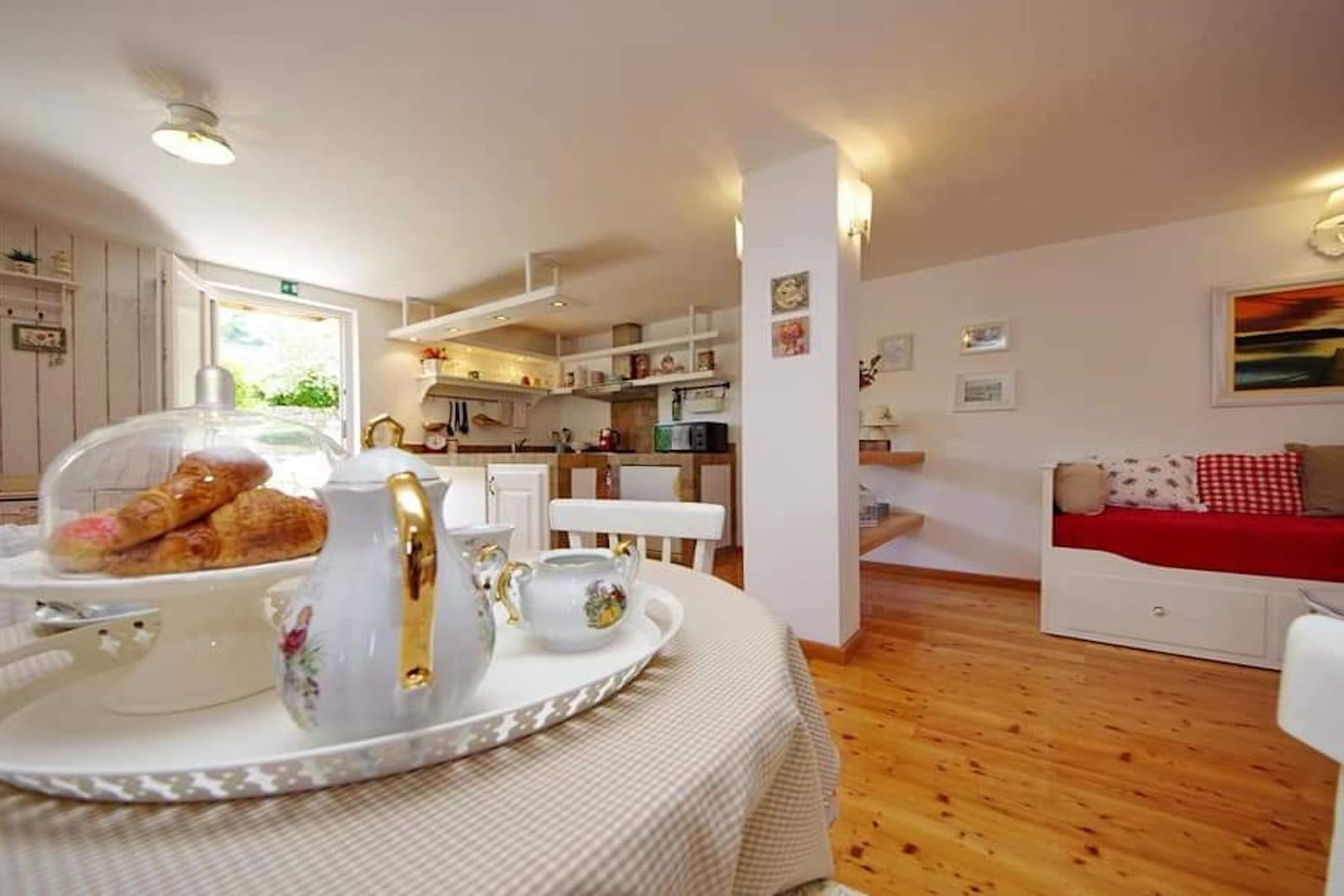 Blissful Bay Apartments Vrboska - One Bedroom Apartment with Terrace (owner Lovor)-Küche