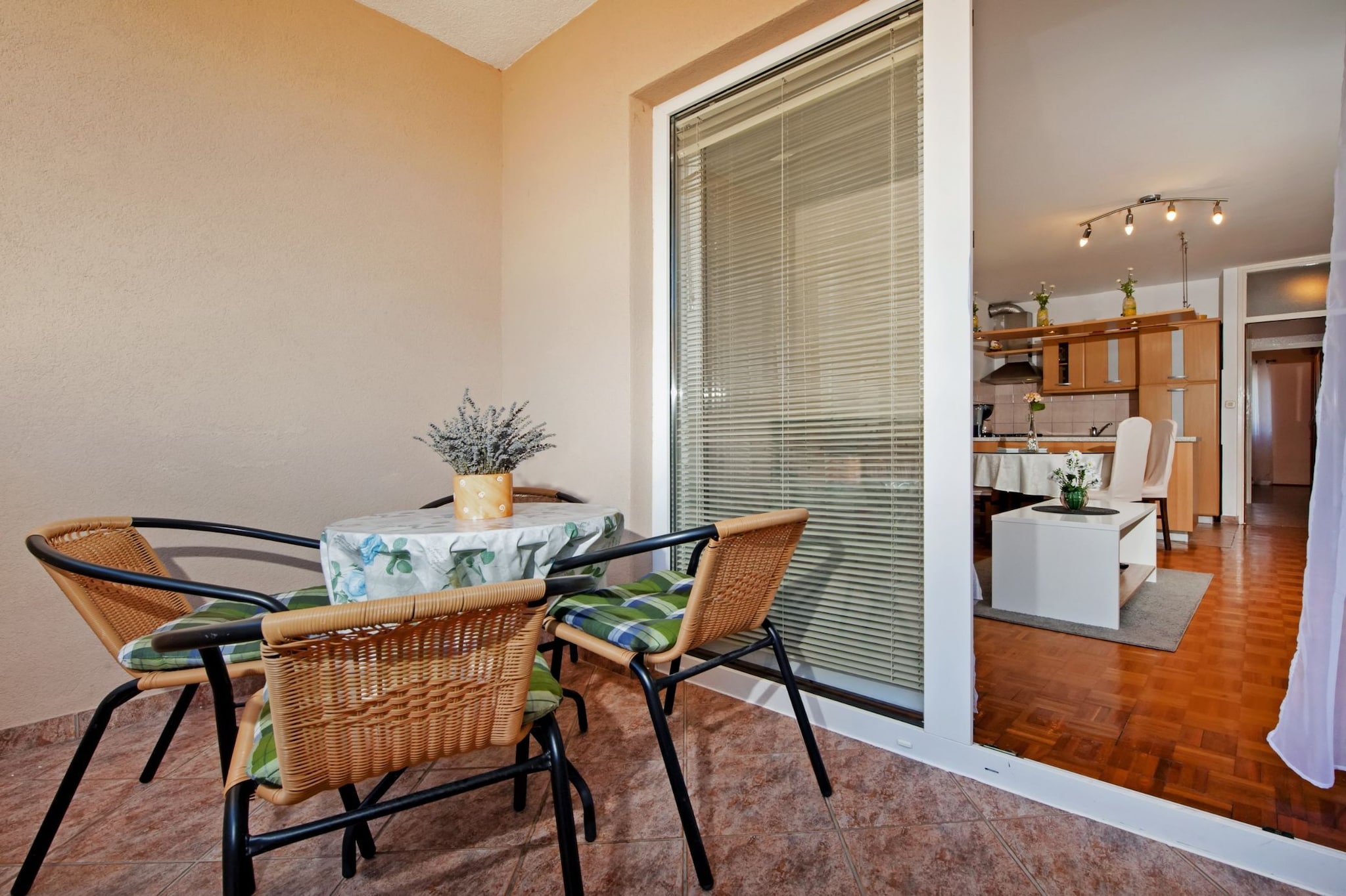 Brigth and Breezy Rovinj Apartments - Classic One Bedroom Apartment (owner Ita 1)-Terrace balcony