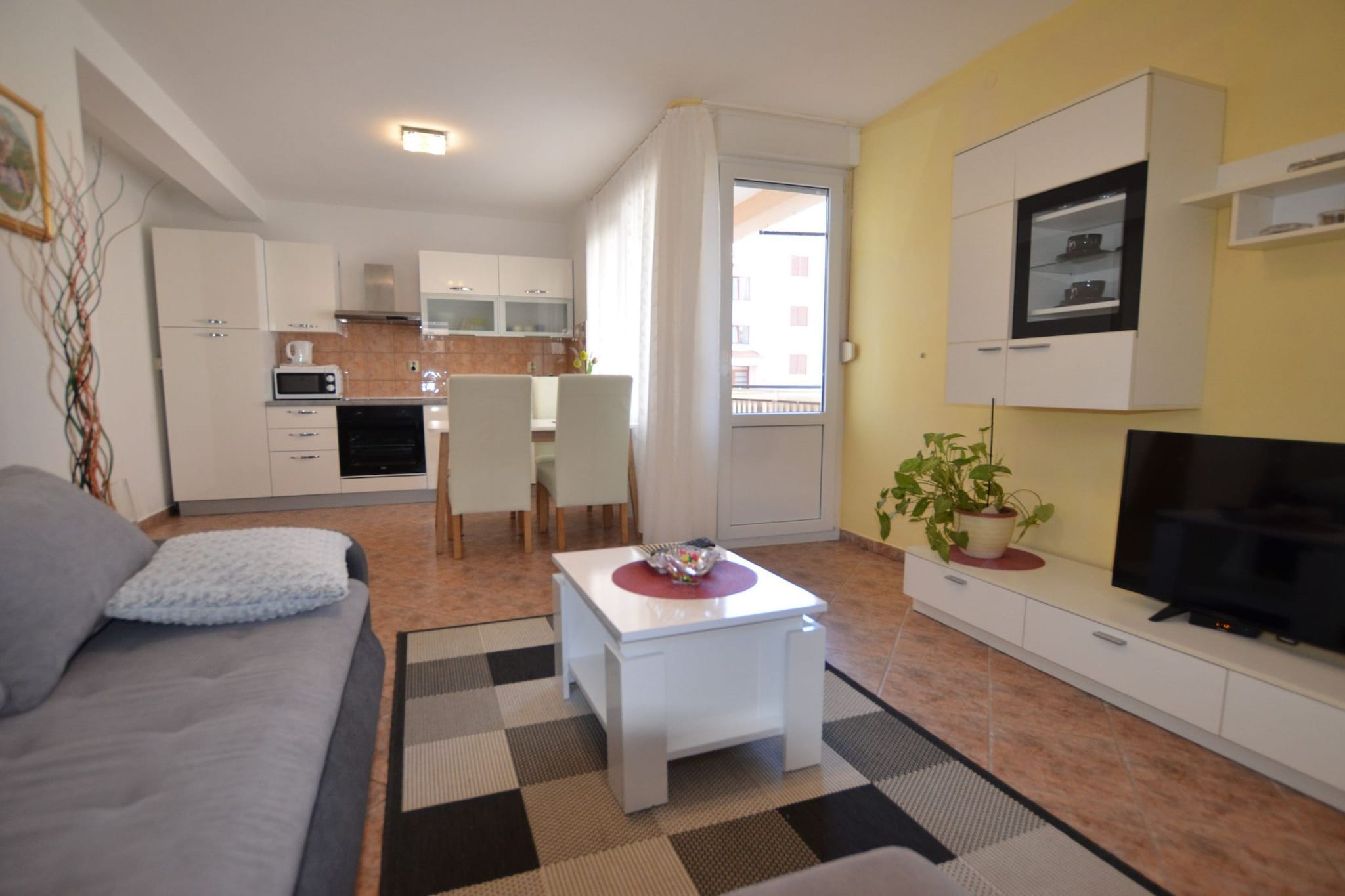 Brigth and Breezy Rovinj Apartments - Standard One Bedroom Apartment (owner Ita 2)-Living room
