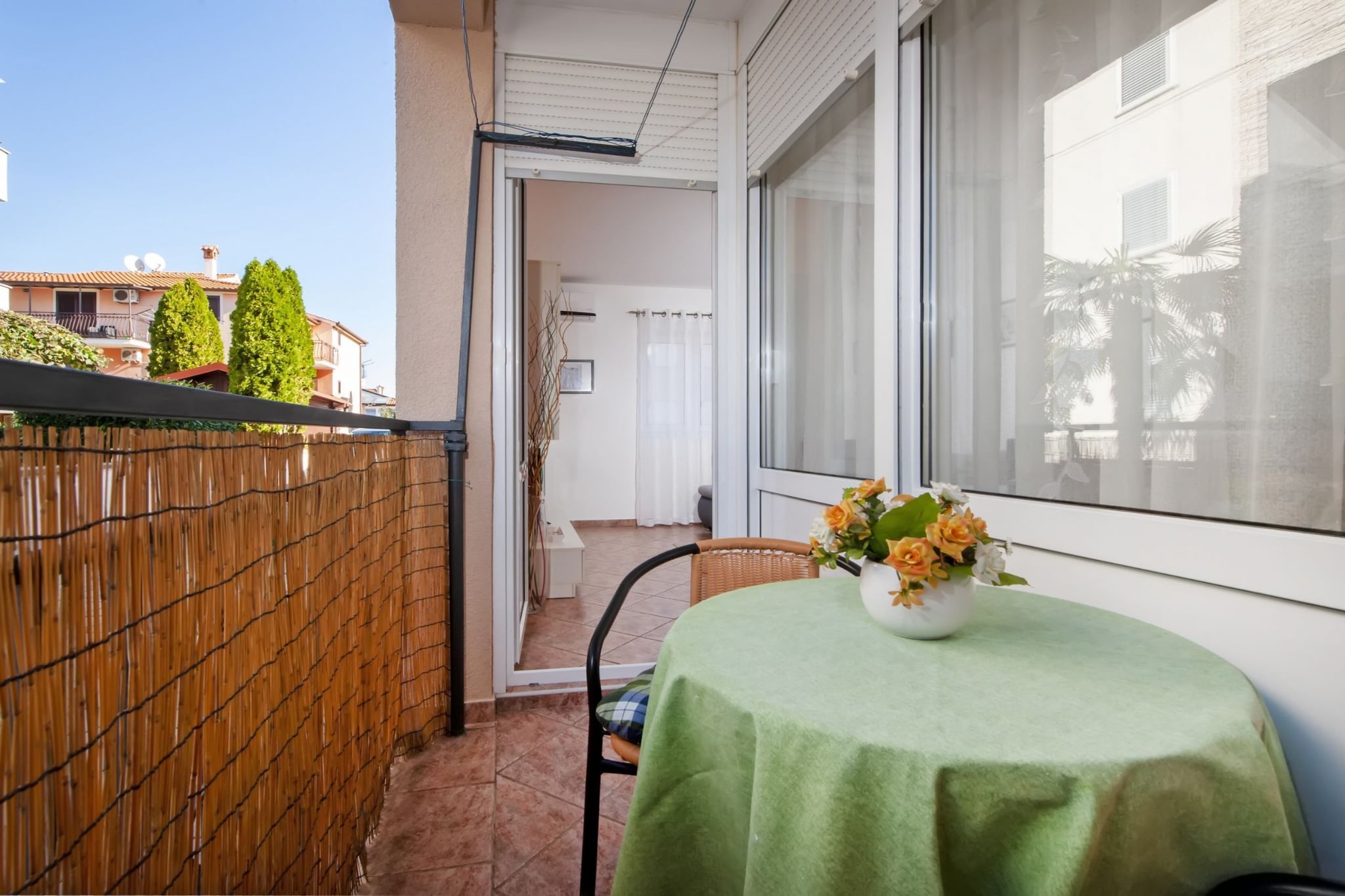 Brigth and Breezy Rovinj Apartments - Standard One Bedroom Apartment (owner Ita 2)-Terrace balcony