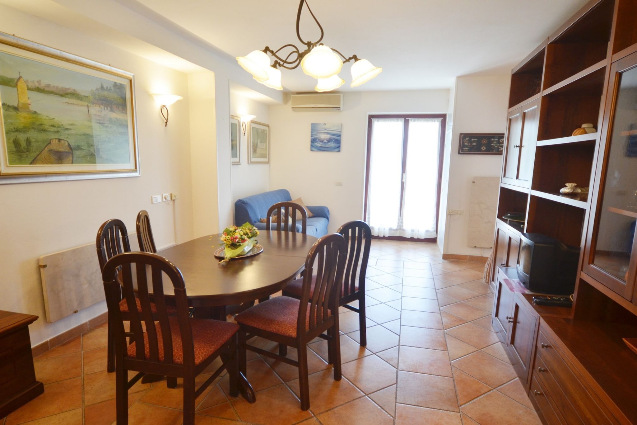 Spacious Rovinj Apartment with Balcony and Sea view - Two Bedroom Apartment with  Balcony and Sea View-Dining room