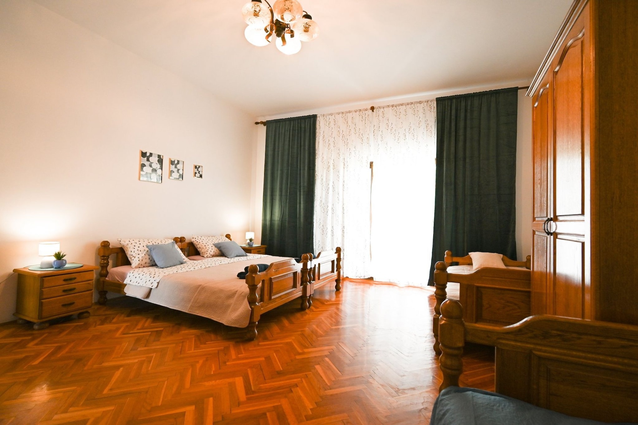 Green and Lush Apartments with Terrace - Classic Two Bedroom Apartment with Terrace (owner Apartment 1)-Bedroom