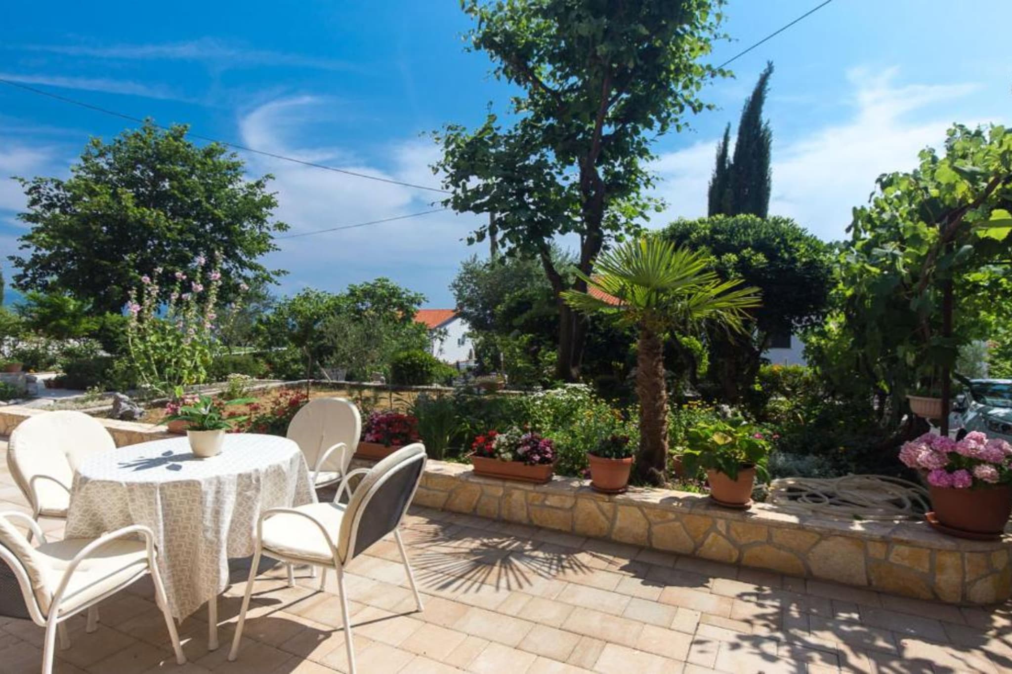 Apartments Marko - Three Bedroom Apartment with Sea View-Außenbereich