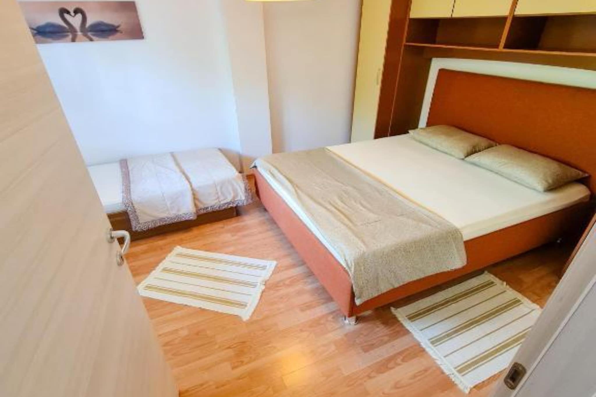 Apartments Marko - Three Bedroom Apartment with Sea View-Schlafzimmer