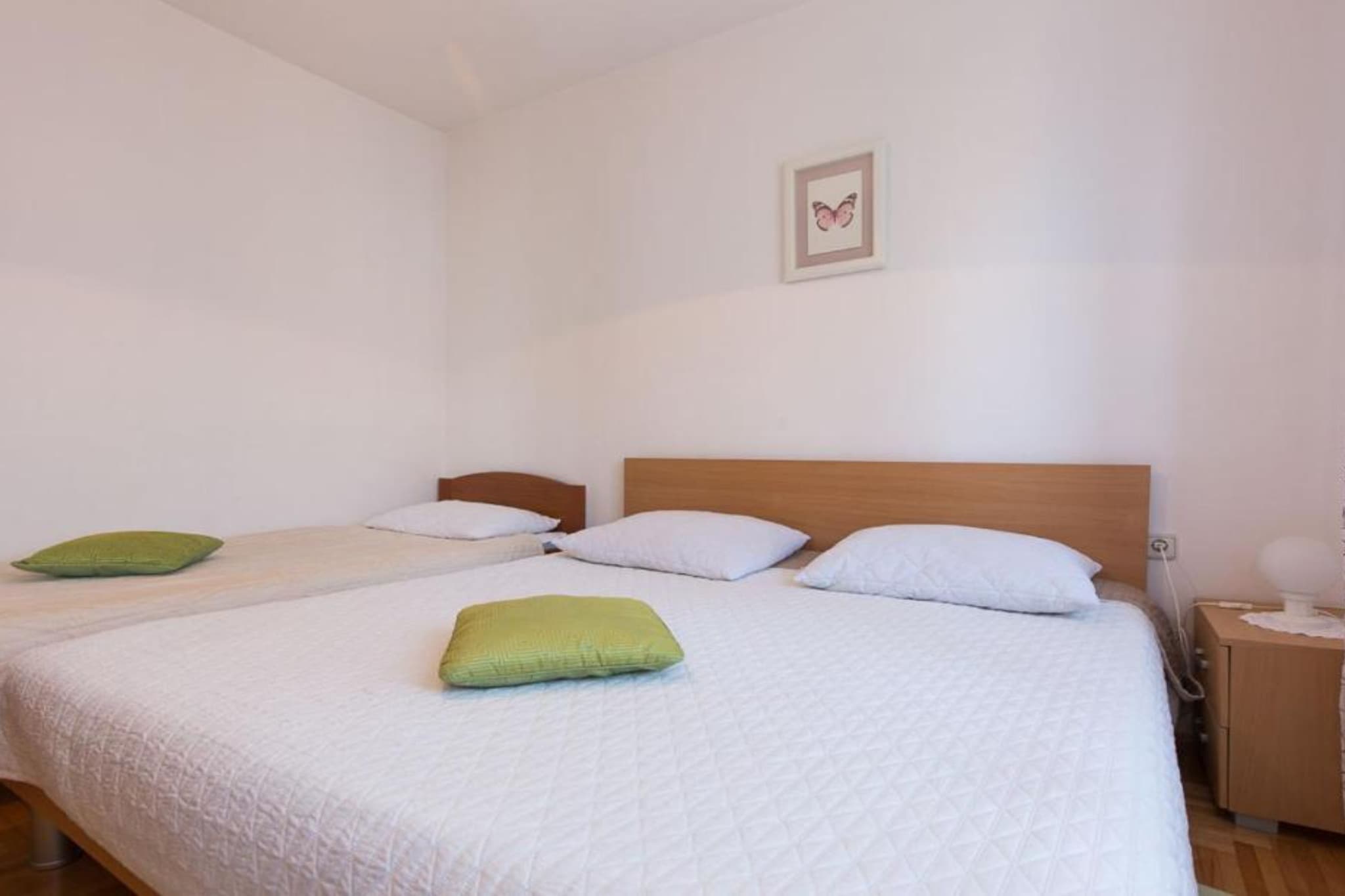 Apartments Marko - Three Bedroom Apartment with Sea View-Schlafzimmer