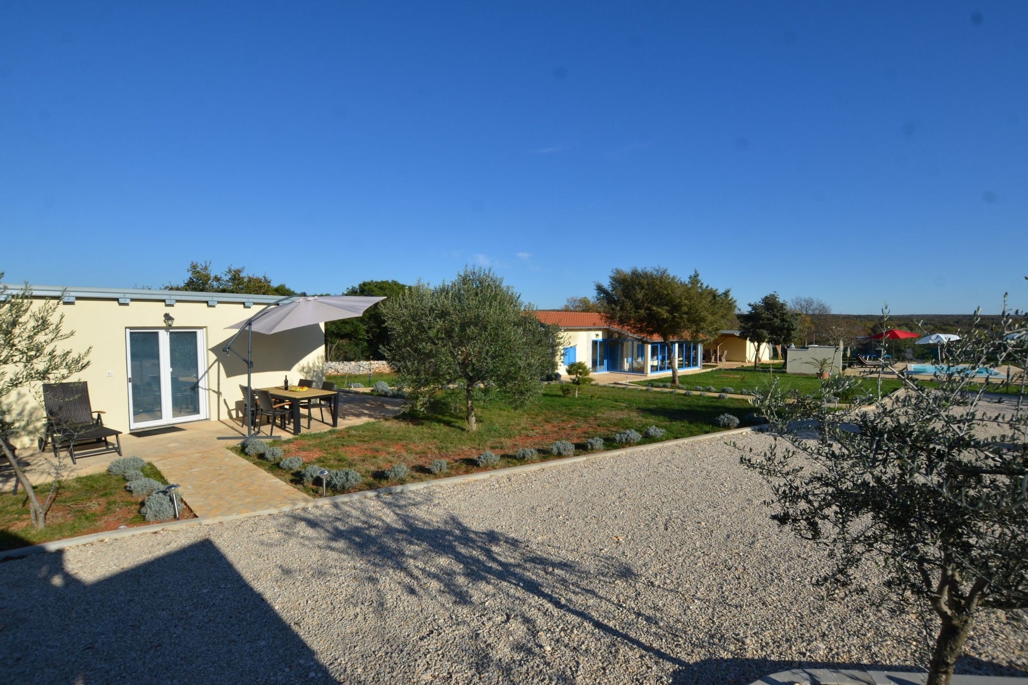 Golden and Green Acres Holiday Home with Pool and Sauna - Three Bedroom Holiday Home with Pool-Outdoor
