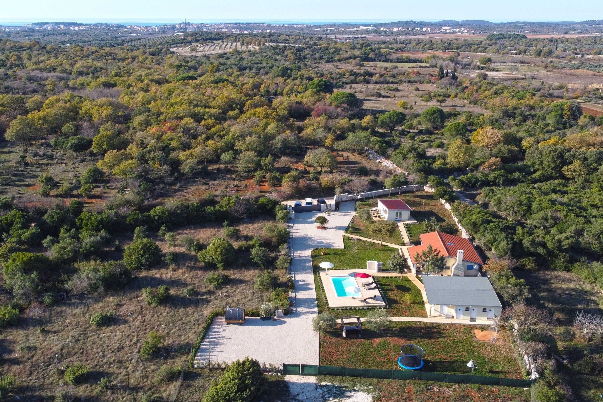 Golden and Green Acres Holiday Home with Pool and Sauna - Three Bedroom Holiday Home with Pool-View
