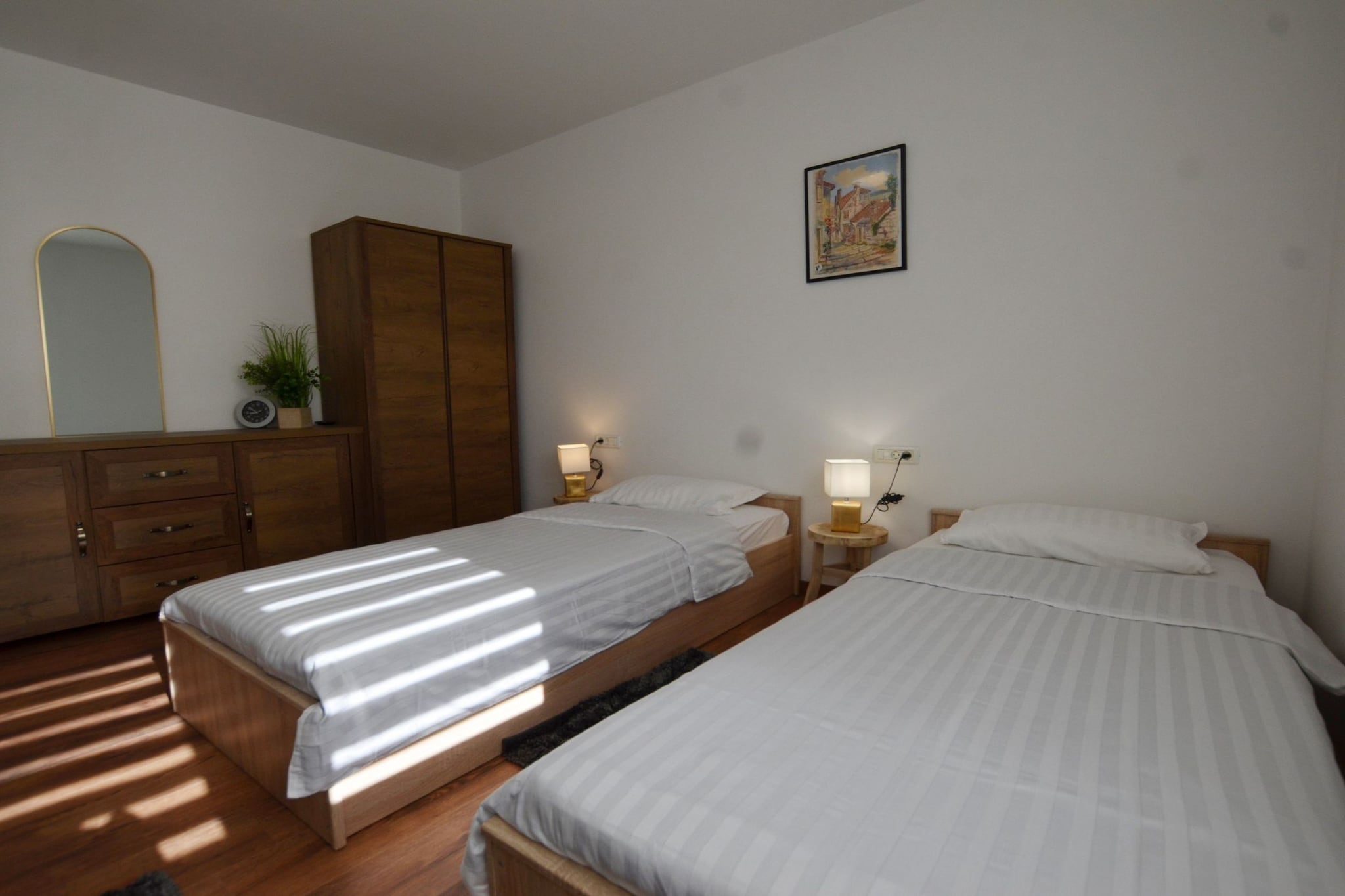 Warm and Welcoming Apartment with Balcony - Two Bedroom Apartment with Balcony-Bedroom