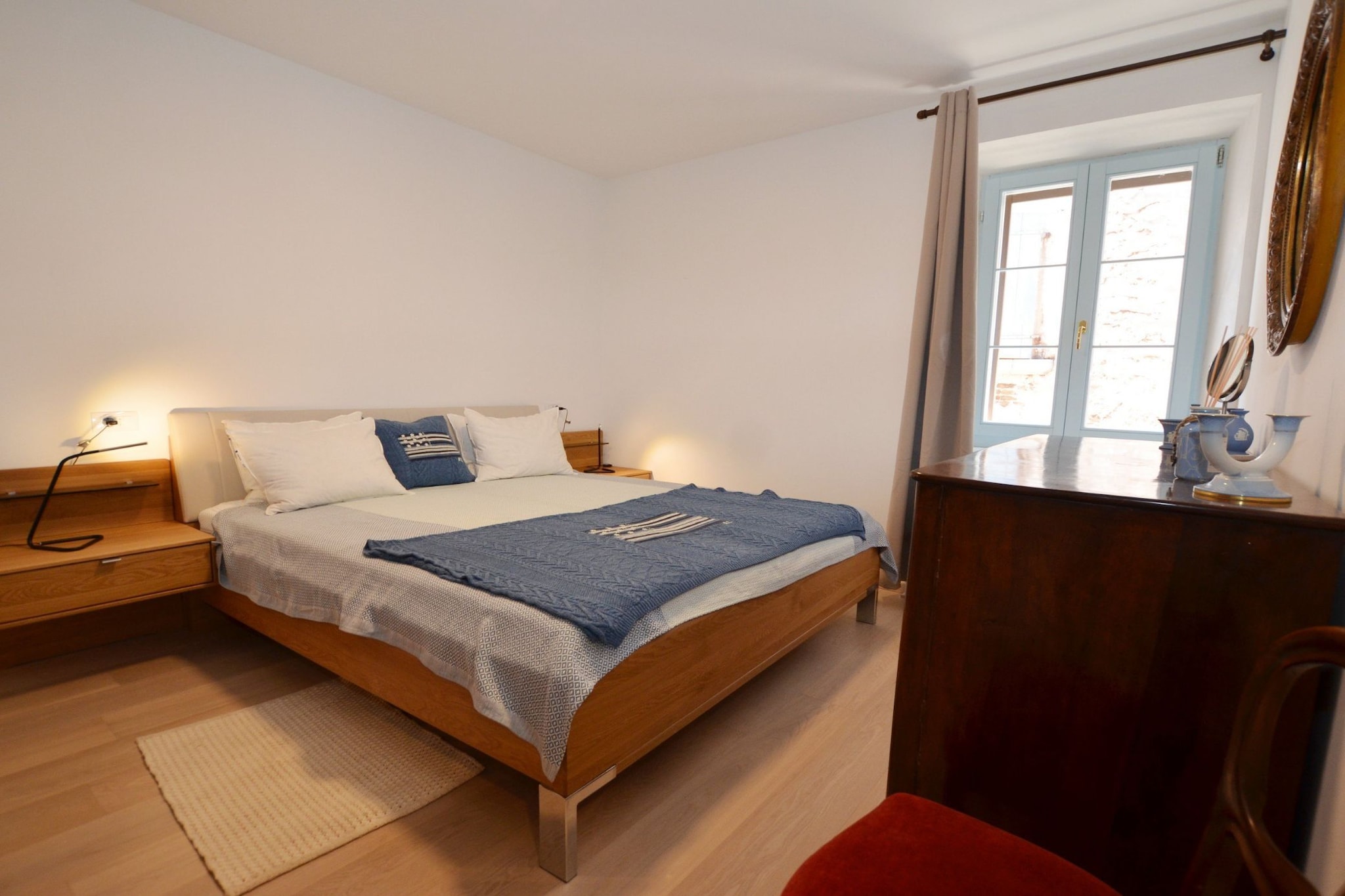 Sunny Rovinj Apartment with Sea View - One Bedroom Apartment with Sea View-Bedroom