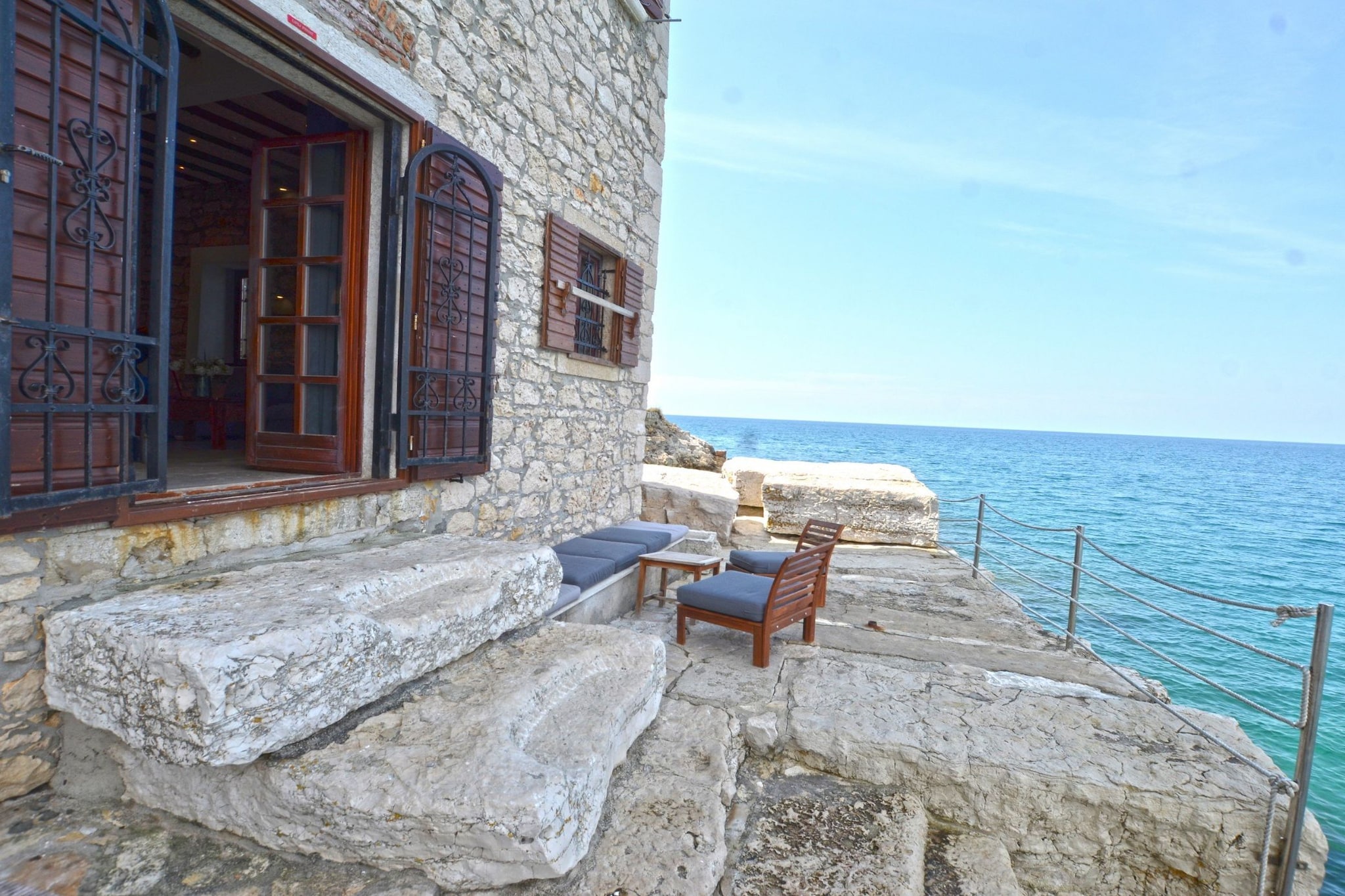Waterside Cove Oasis Apartment Rovinj - One Bedroom Apartment with Sea View-Outdoor