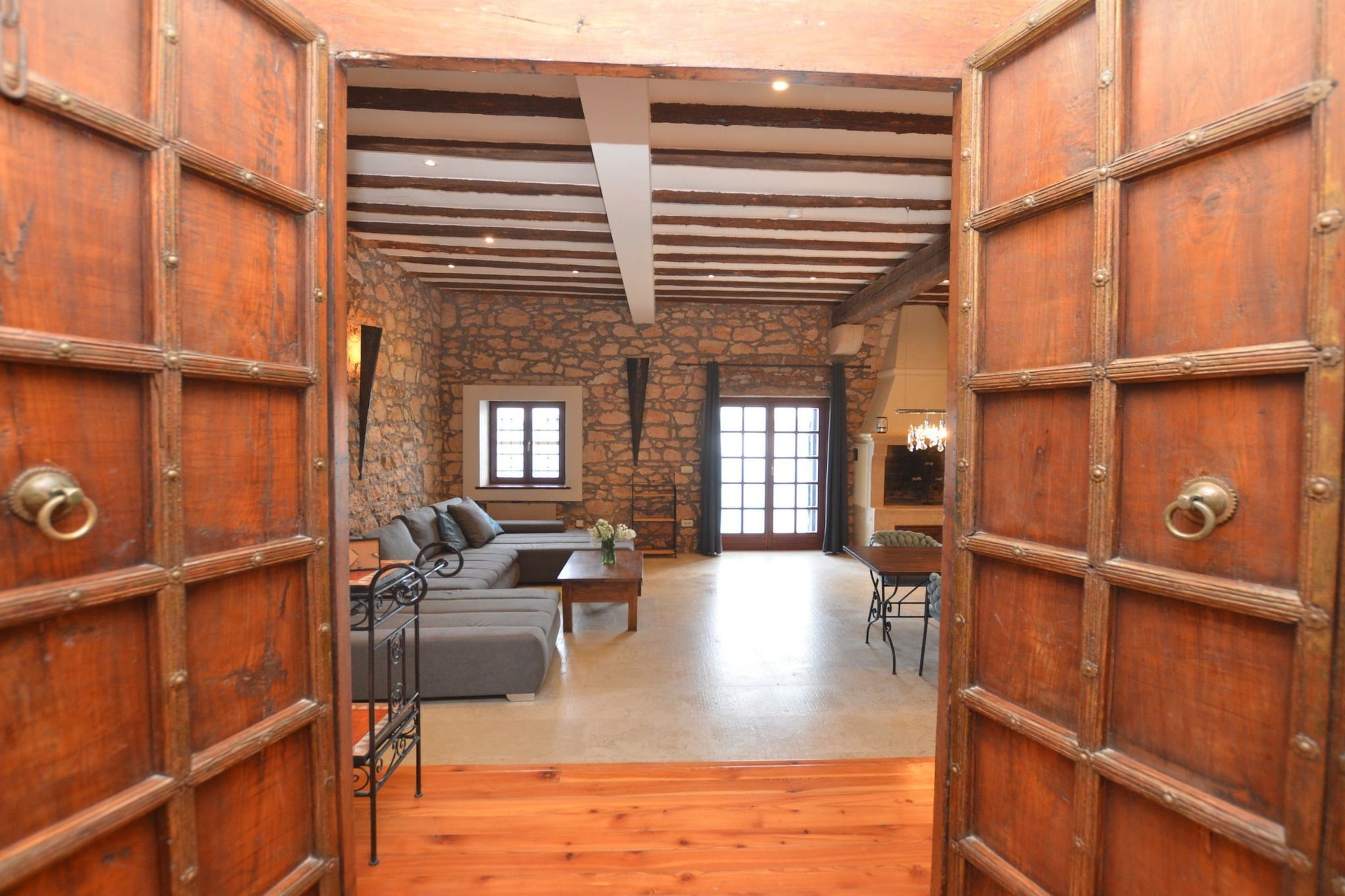 Waterside Cove Oasis Apartment Rovinj - One Bedroom Apartment with Sea View-Living room