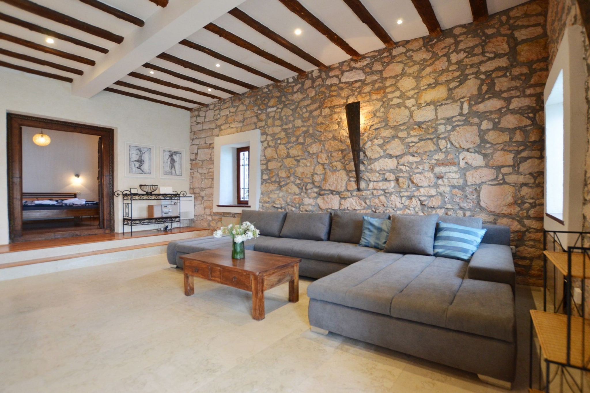 Waterside Cove Oasis Apartment Rovinj - One Bedroom Apartment with Sea View-Living room