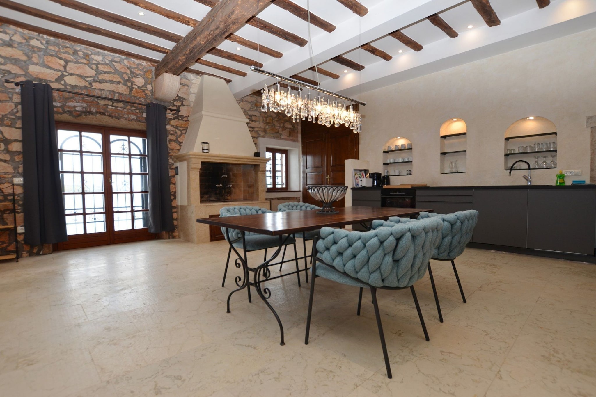 Waterside Cove Oasis Apartment Rovinj - One Bedroom Apartment with Sea View-Dining room