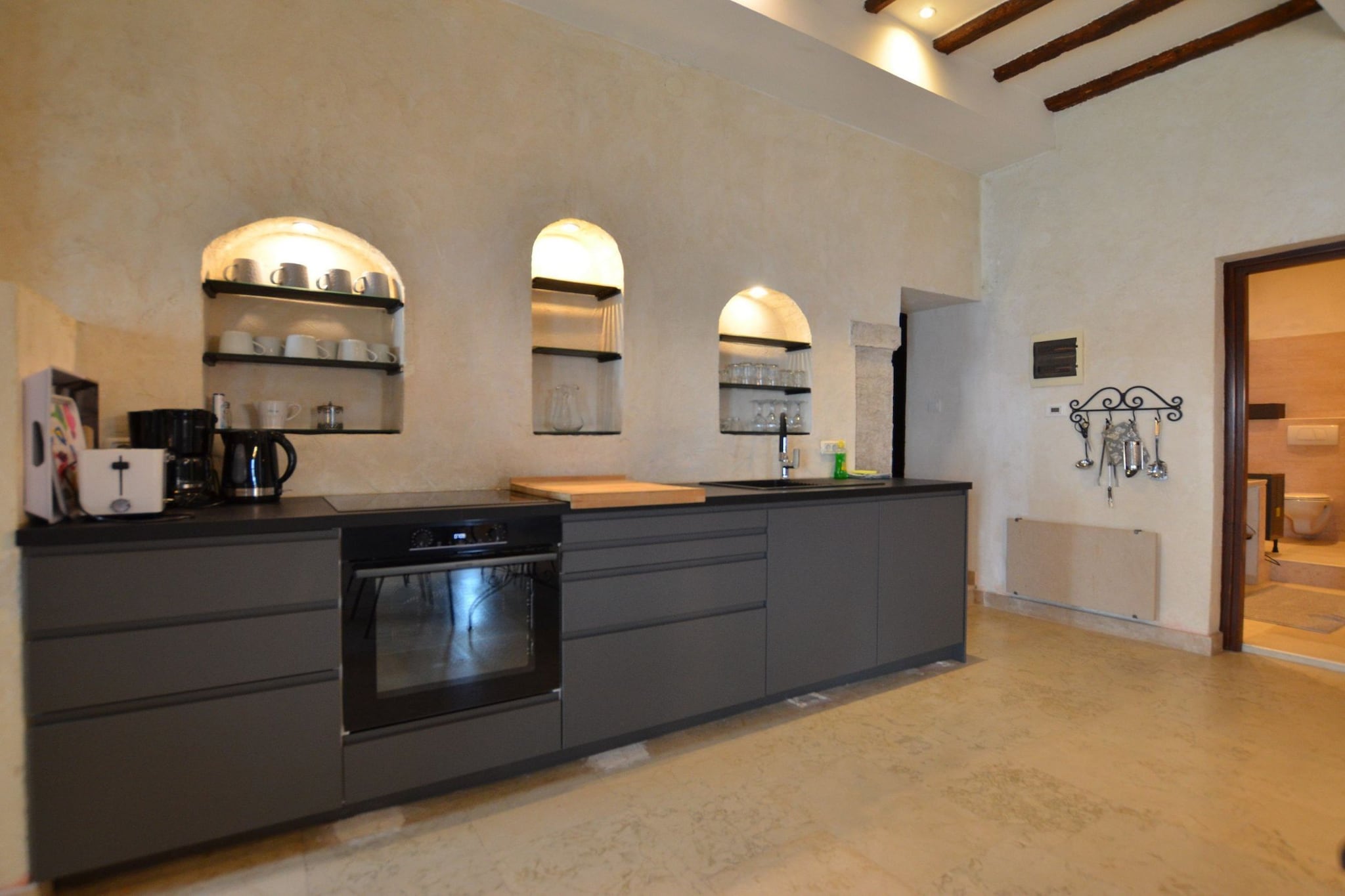Waterside Cove Oasis Apartment Rovinj - One Bedroom Apartment with Sea View-Kitchen