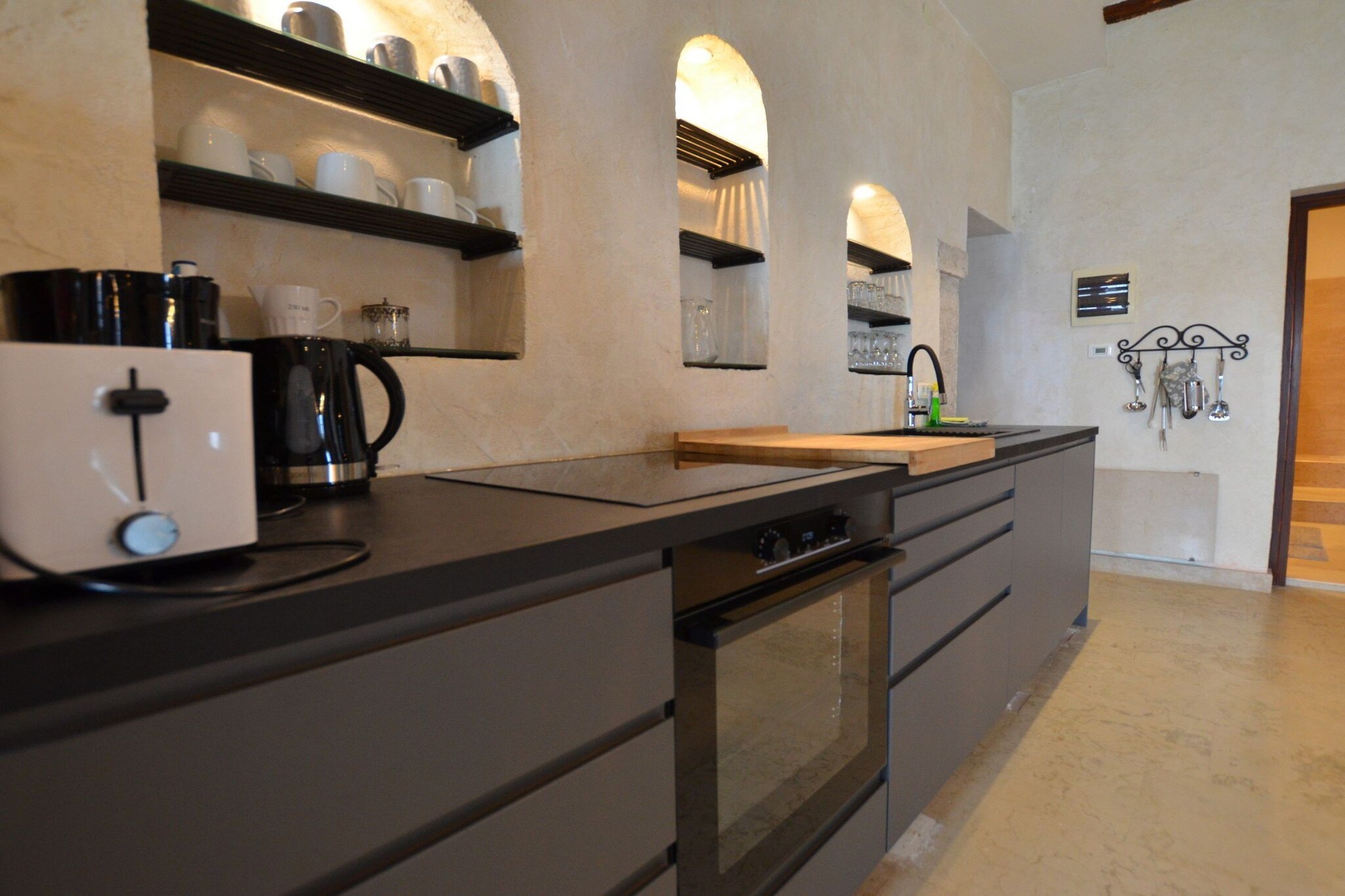 Waterside Cove Oasis Apartment Rovinj - One Bedroom Apartment with Sea View-Kitchen