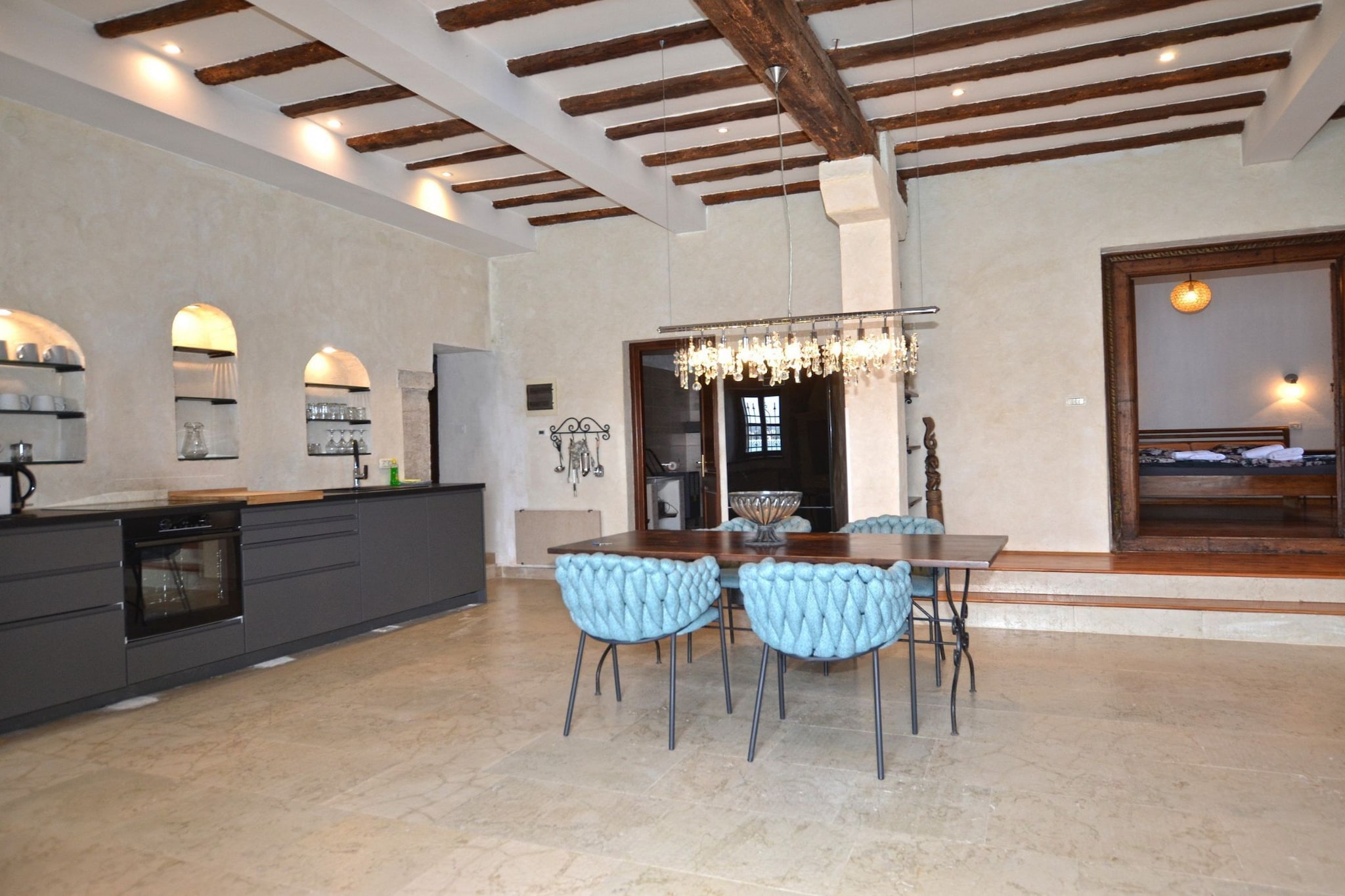 Waterside Cove Oasis Apartment Rovinj - One Bedroom Apartment with Sea View-Kitchen