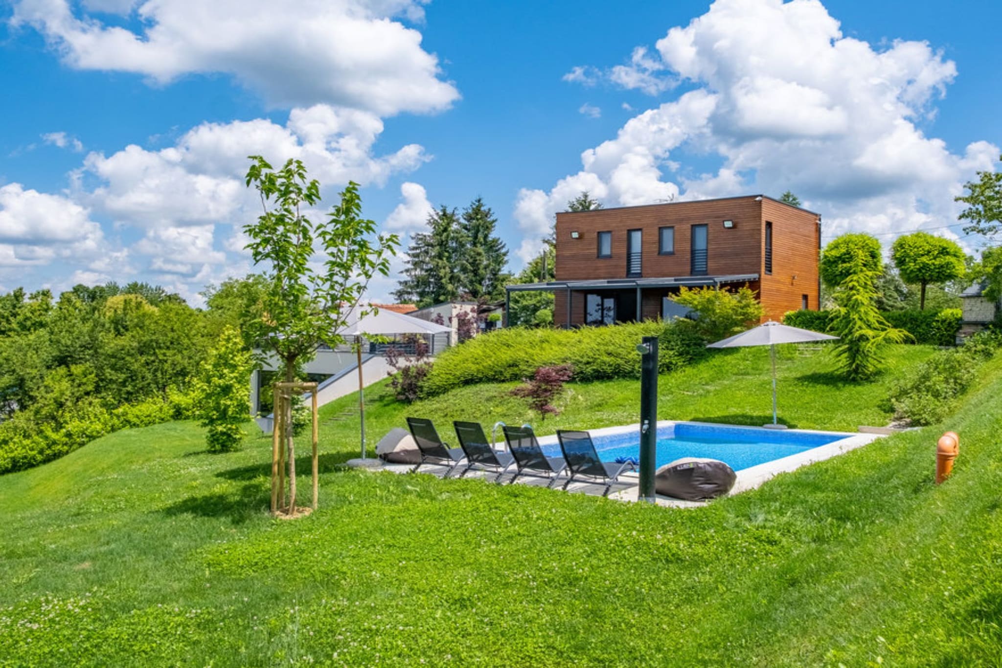 Holiday Home Arbaro - Three Bedroom Holiday Home with Pool-Buitenlucht