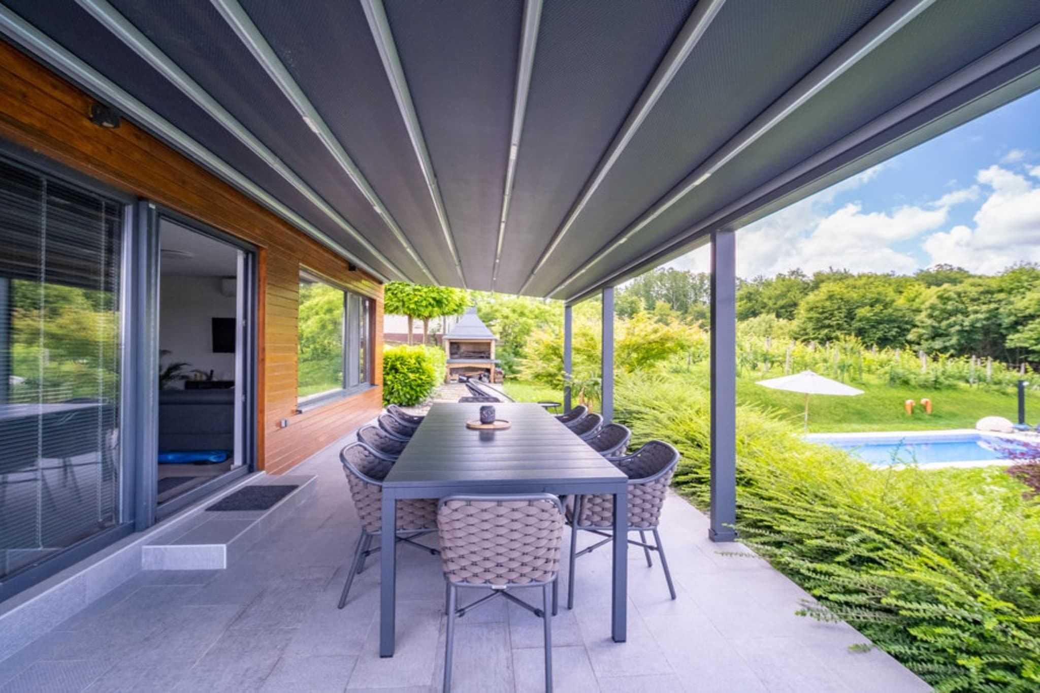 Holiday Home Arbaro - Three Bedroom Holiday Home with Pool-Buitenlucht