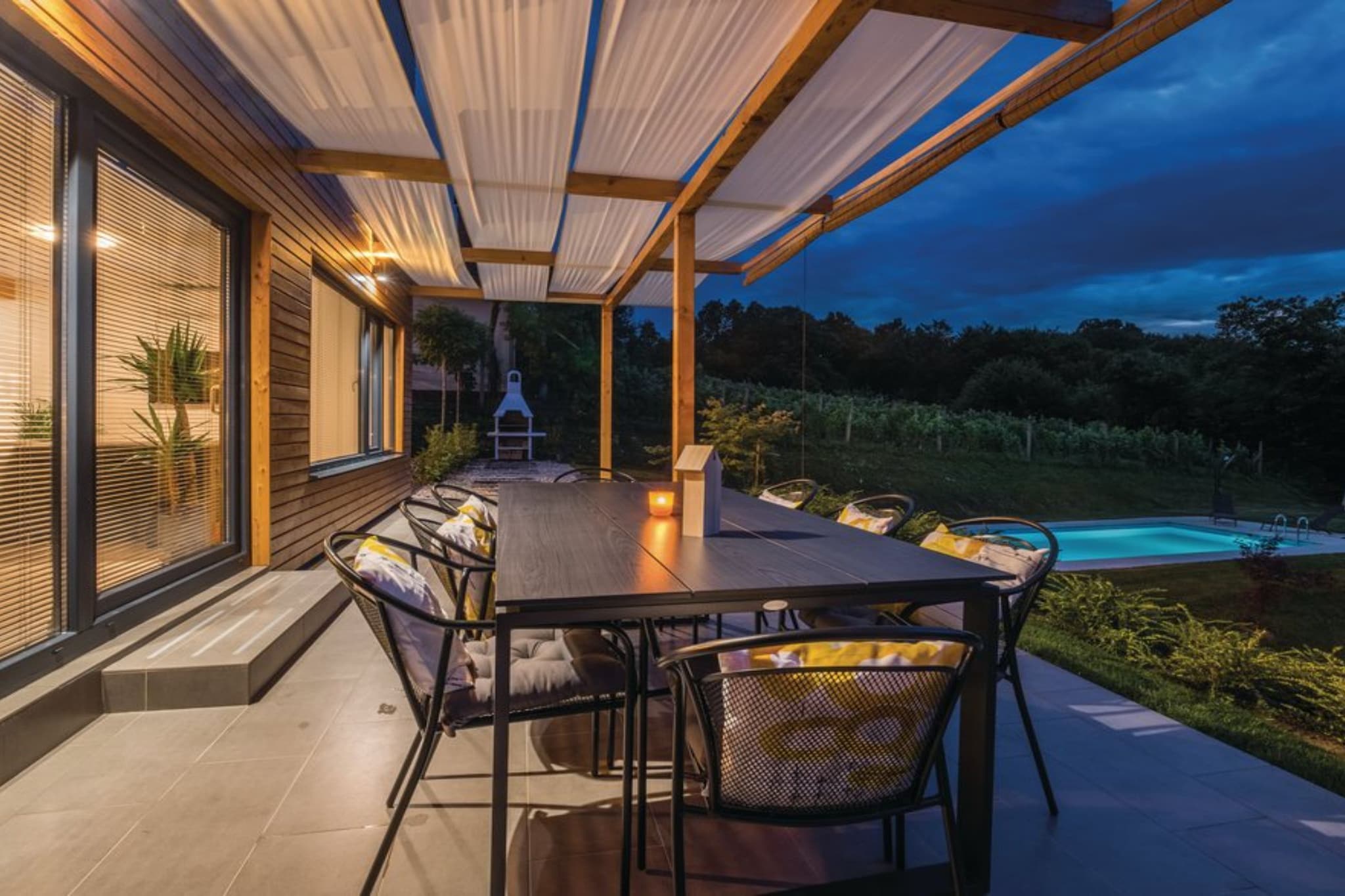 Holiday Home Arbaro - Three Bedroom Holiday Home with Pool-Buitenlucht