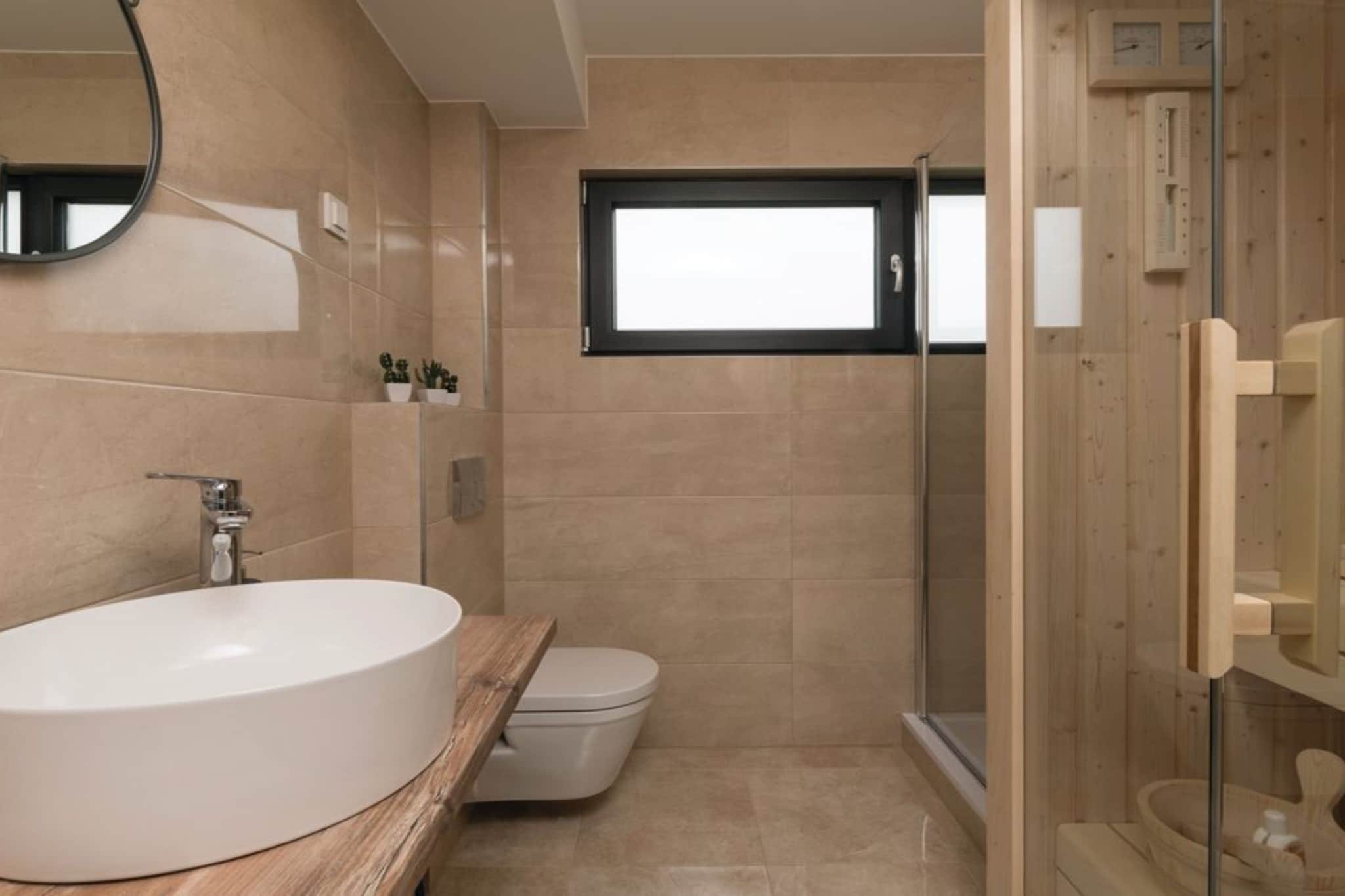 Holiday Home Arbaro - Three Bedroom Holiday Home with Pool-Badkamer